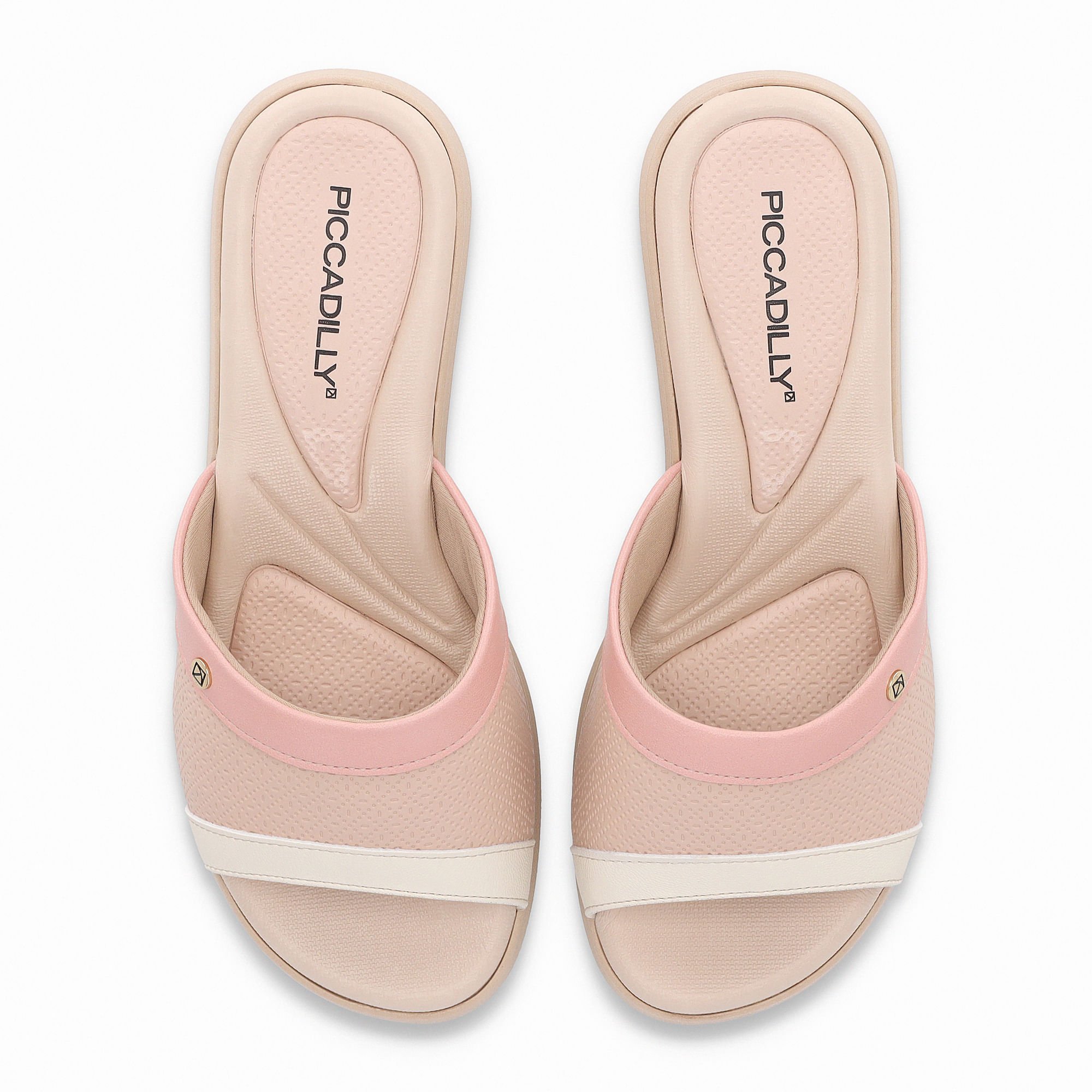 Tamanco Cecilia Anabela Médio Rose com Iogurte Bege/Rosa 5