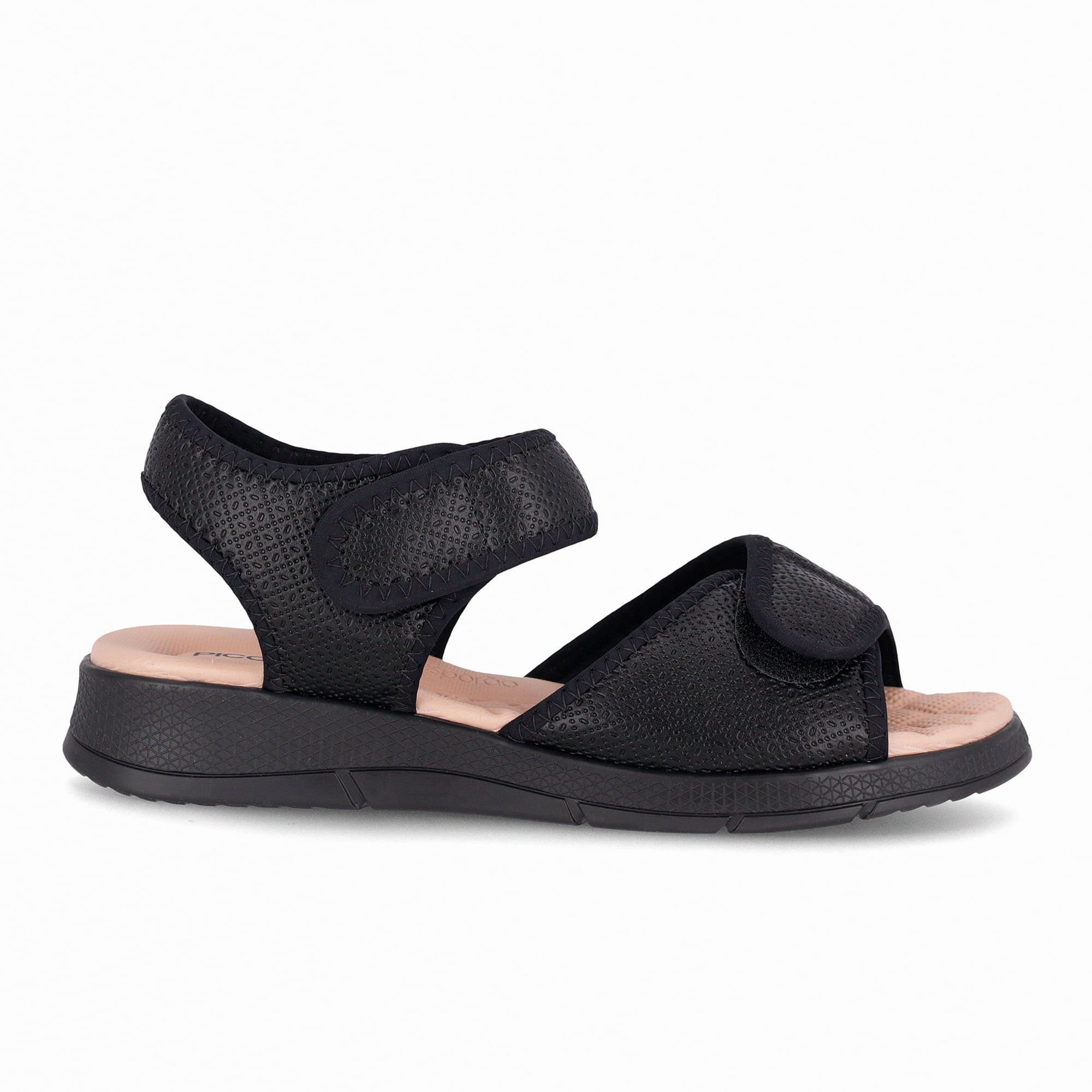 Papete Esporão Anabela Médio Preto