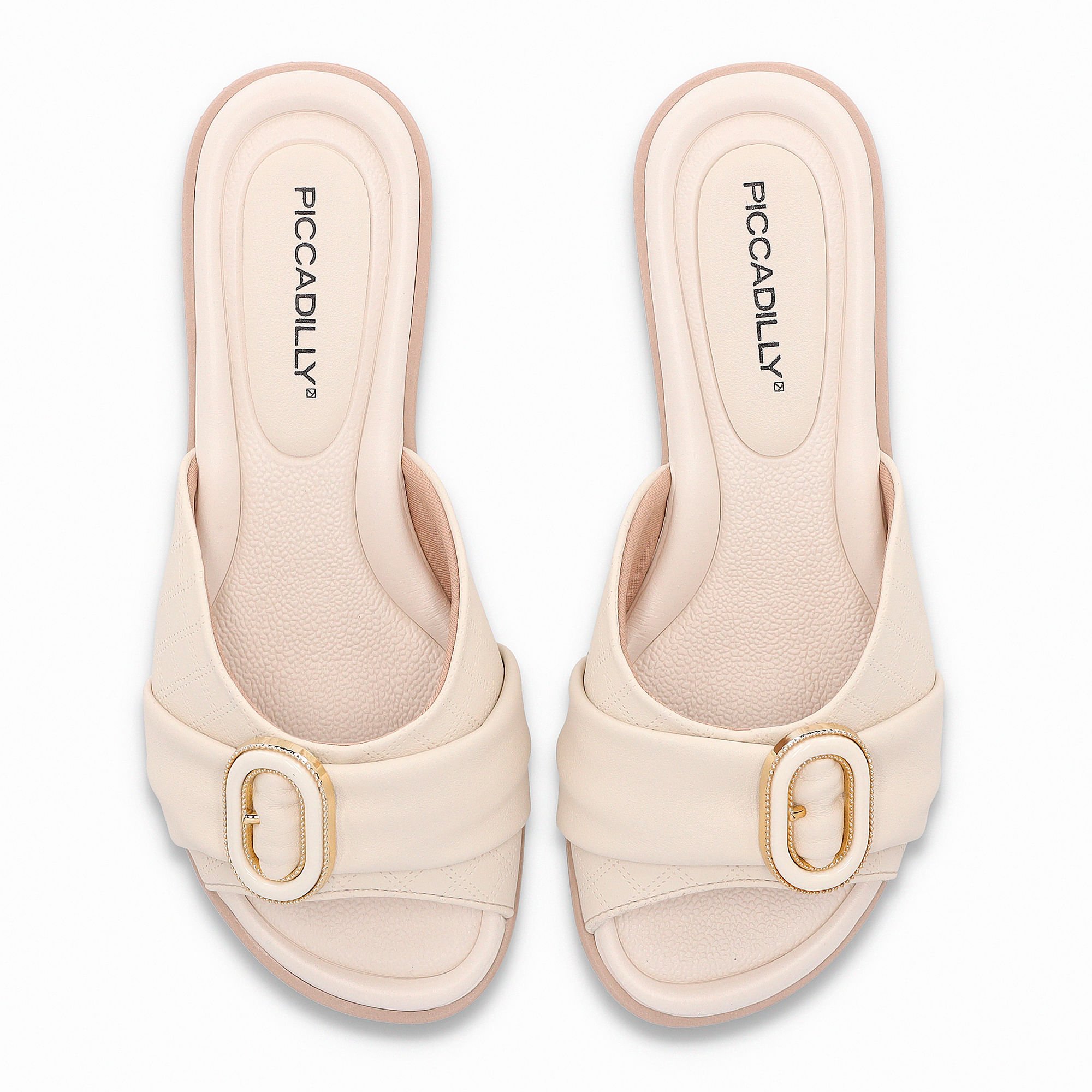 Tamanco Taila Salto Baixo Off White Bege 5