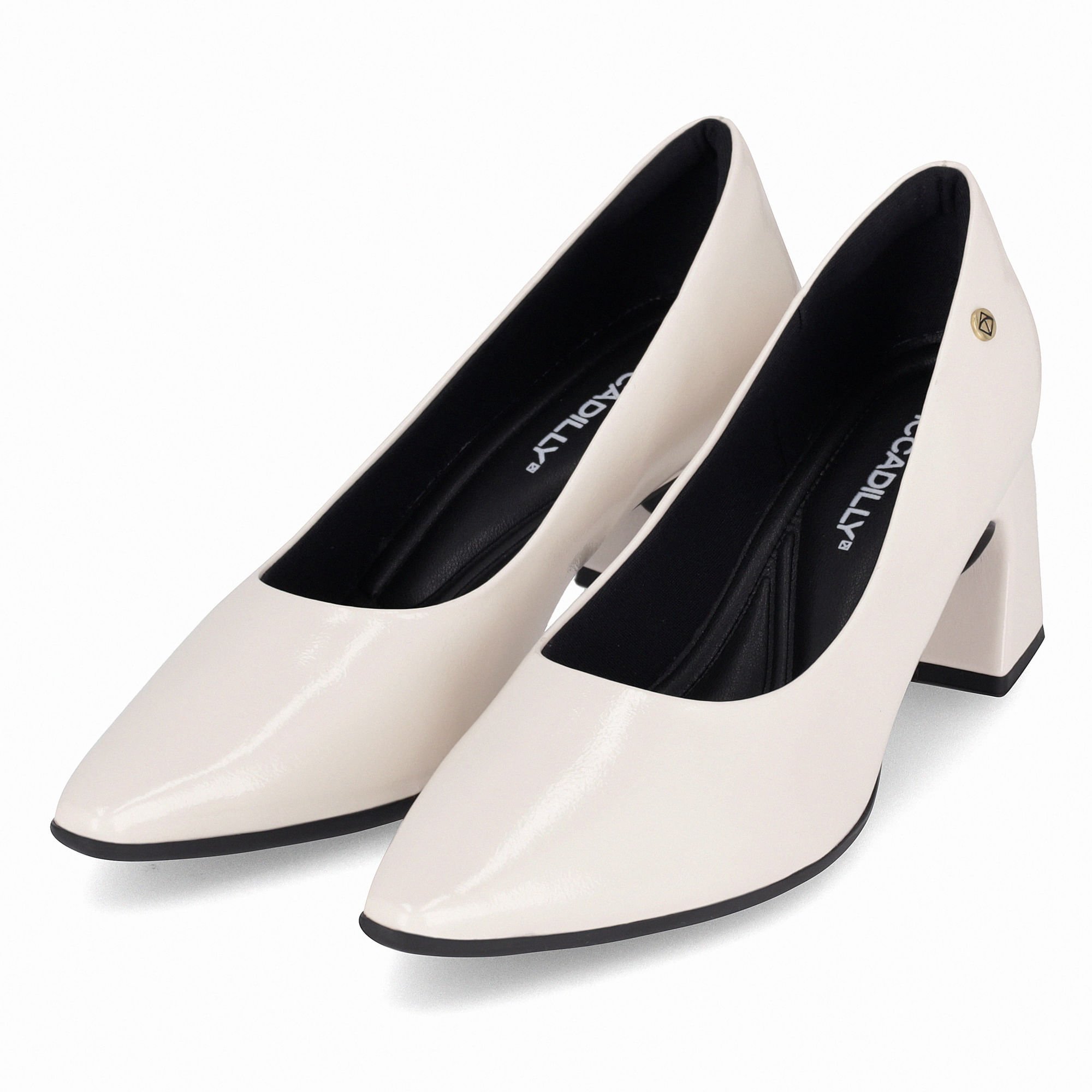 Scarpin Irene Salto Alto Off White Branco 2