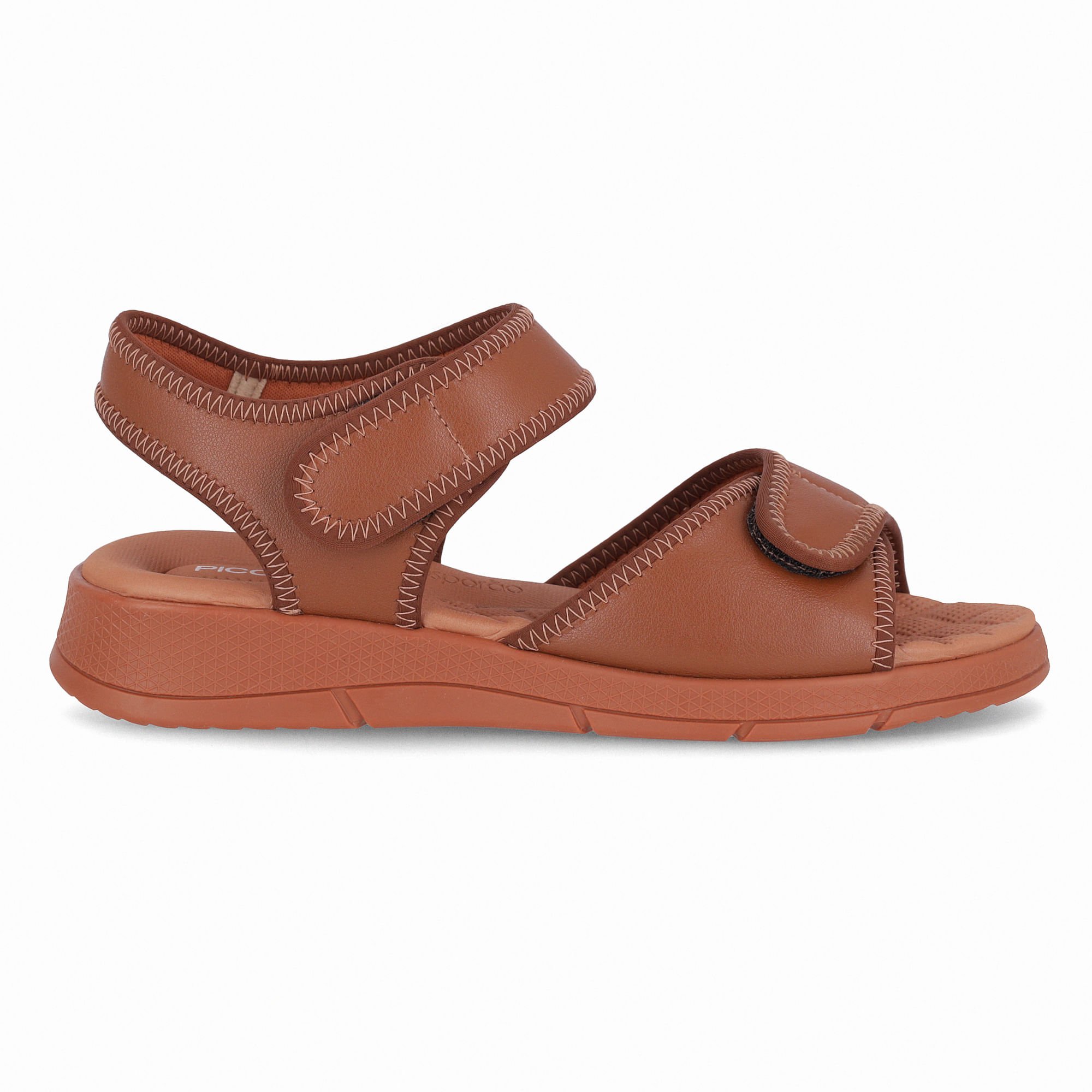 Papete Esporão Anabela Médio Ocre com Pinhao