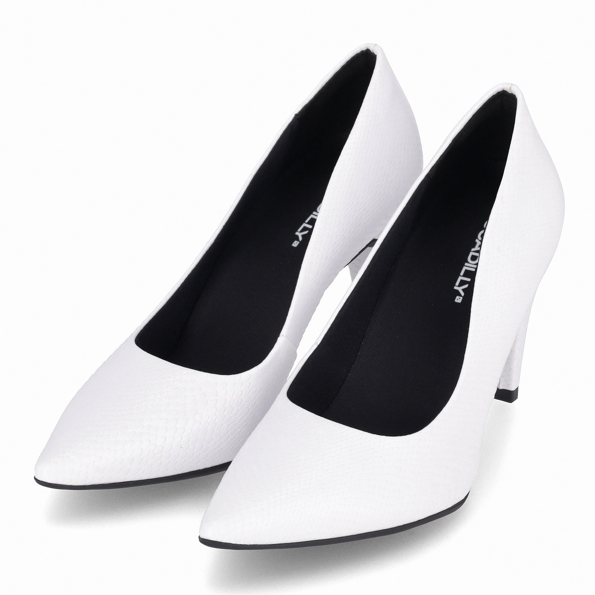 Scarpin Silvana Salto Alto Branco Neve Branco 2