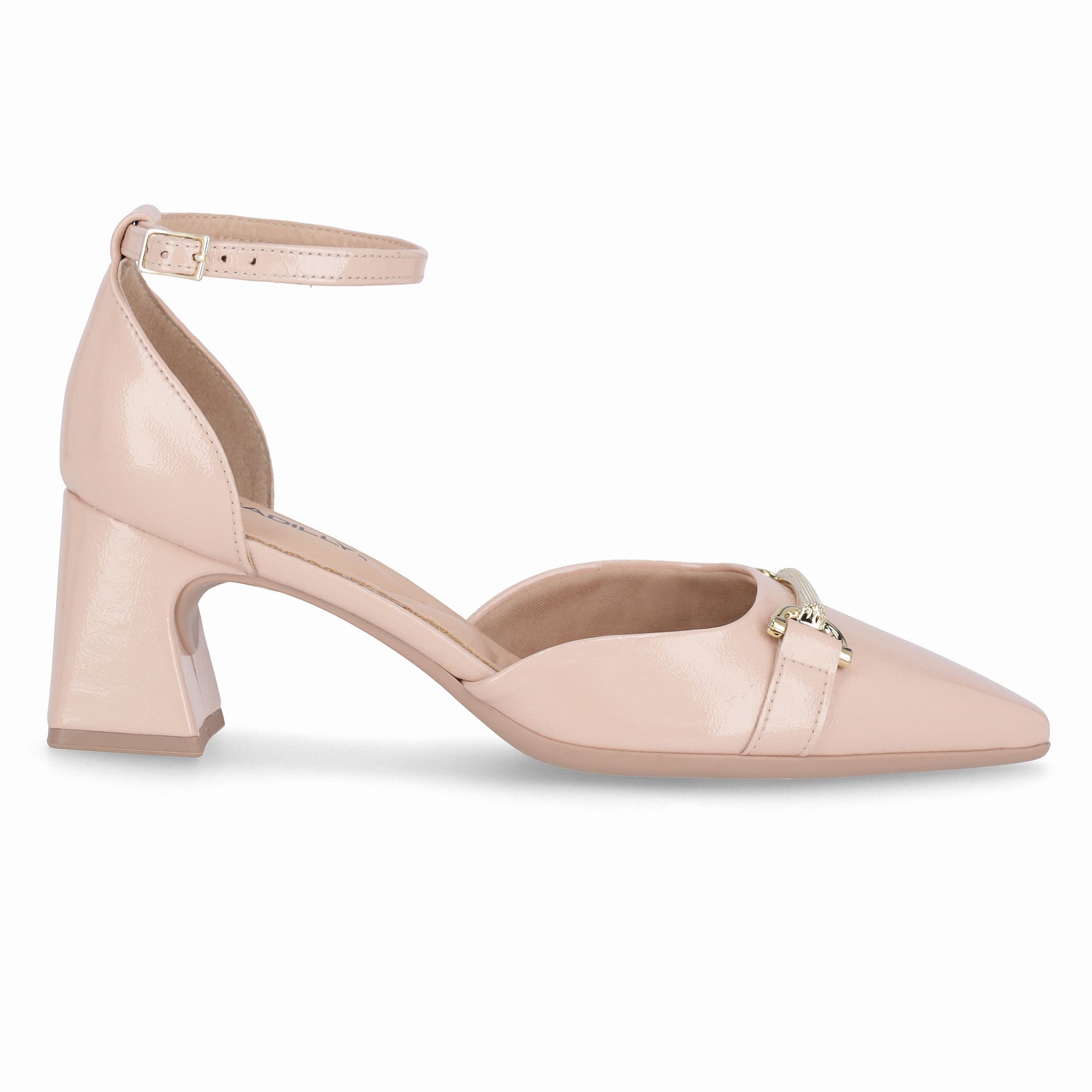 Sapato Canoinha Irene Salto Alto Rose