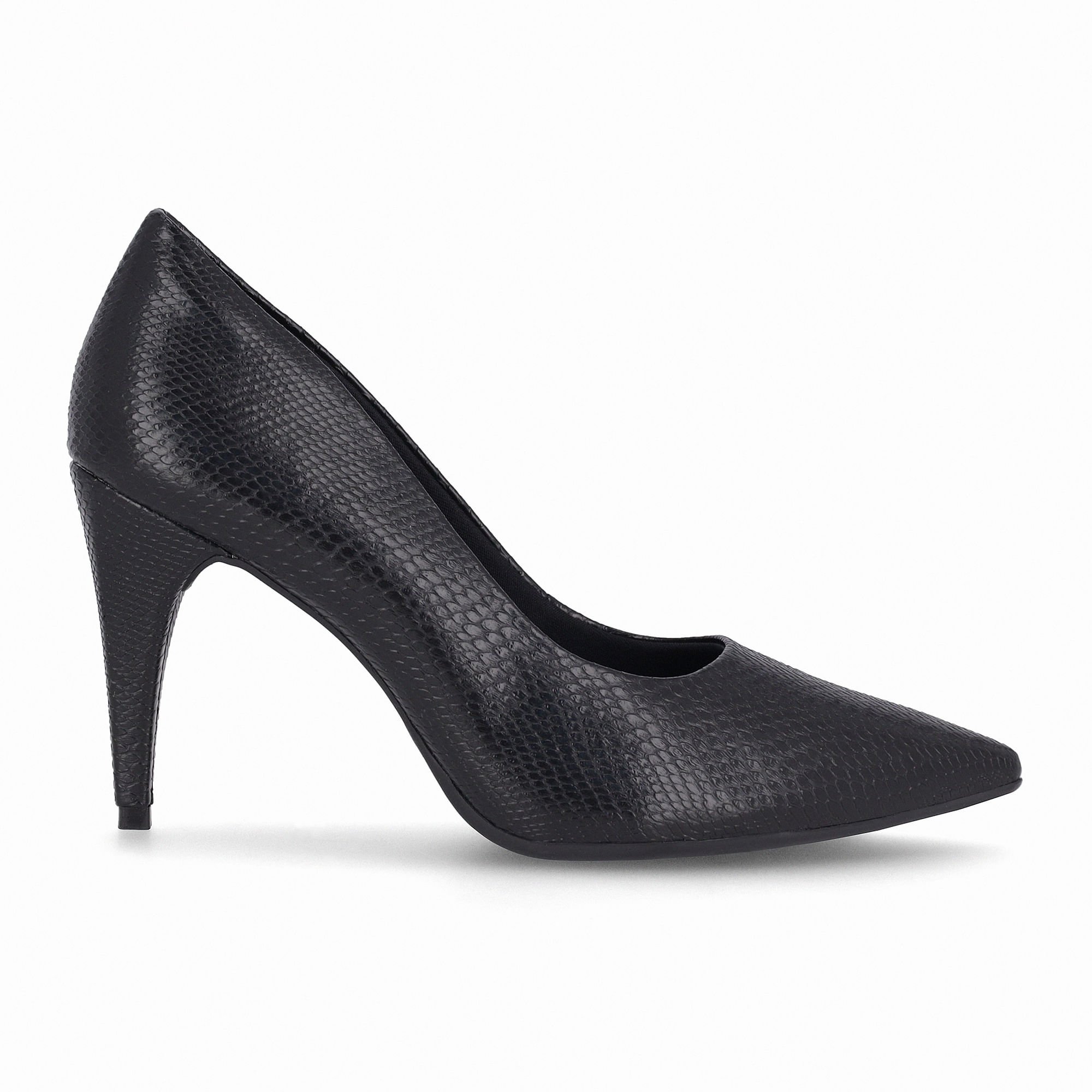 Scarpin Silvana Salto Alto Preto