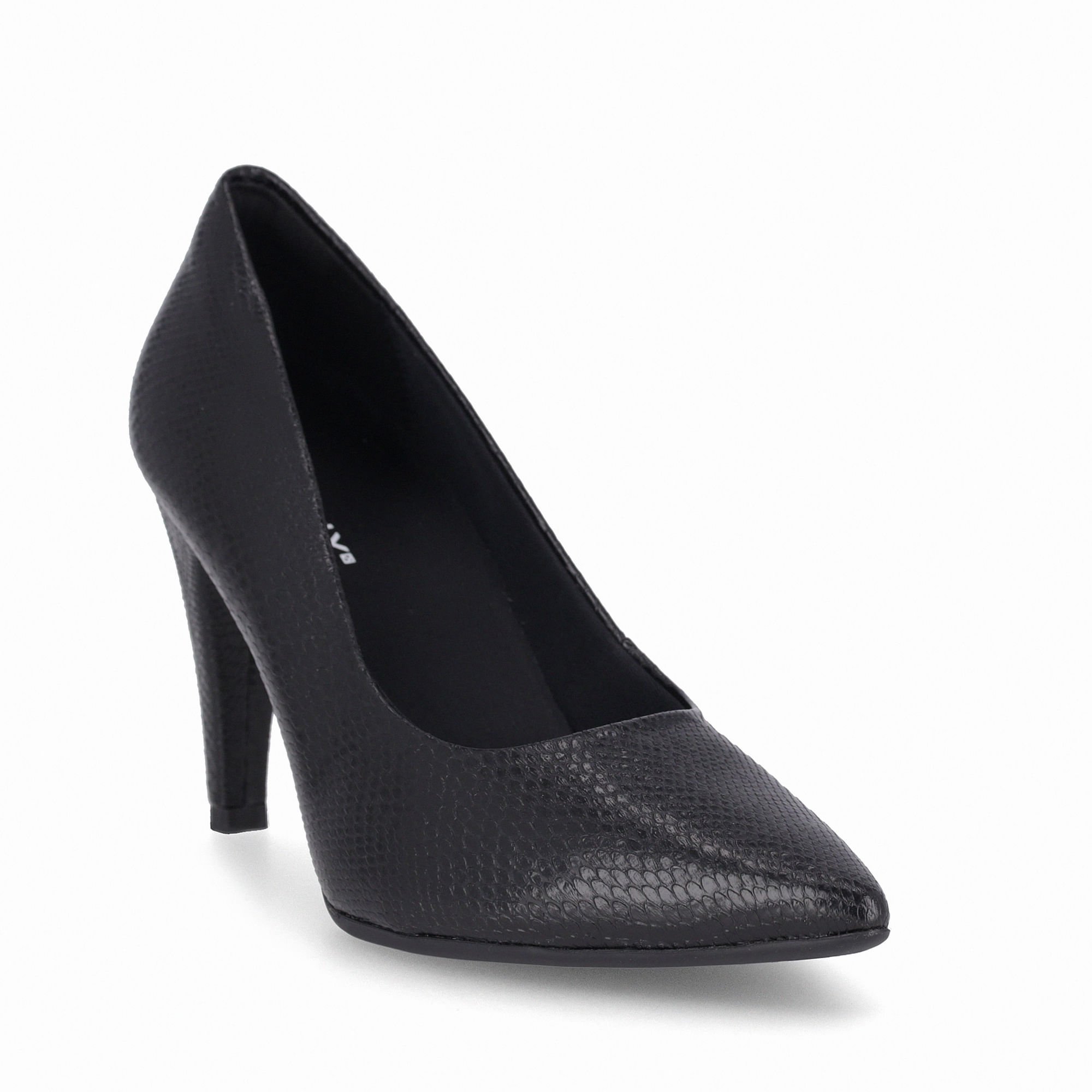 Scarpin Silvana Salto Alto Preto Preto 3