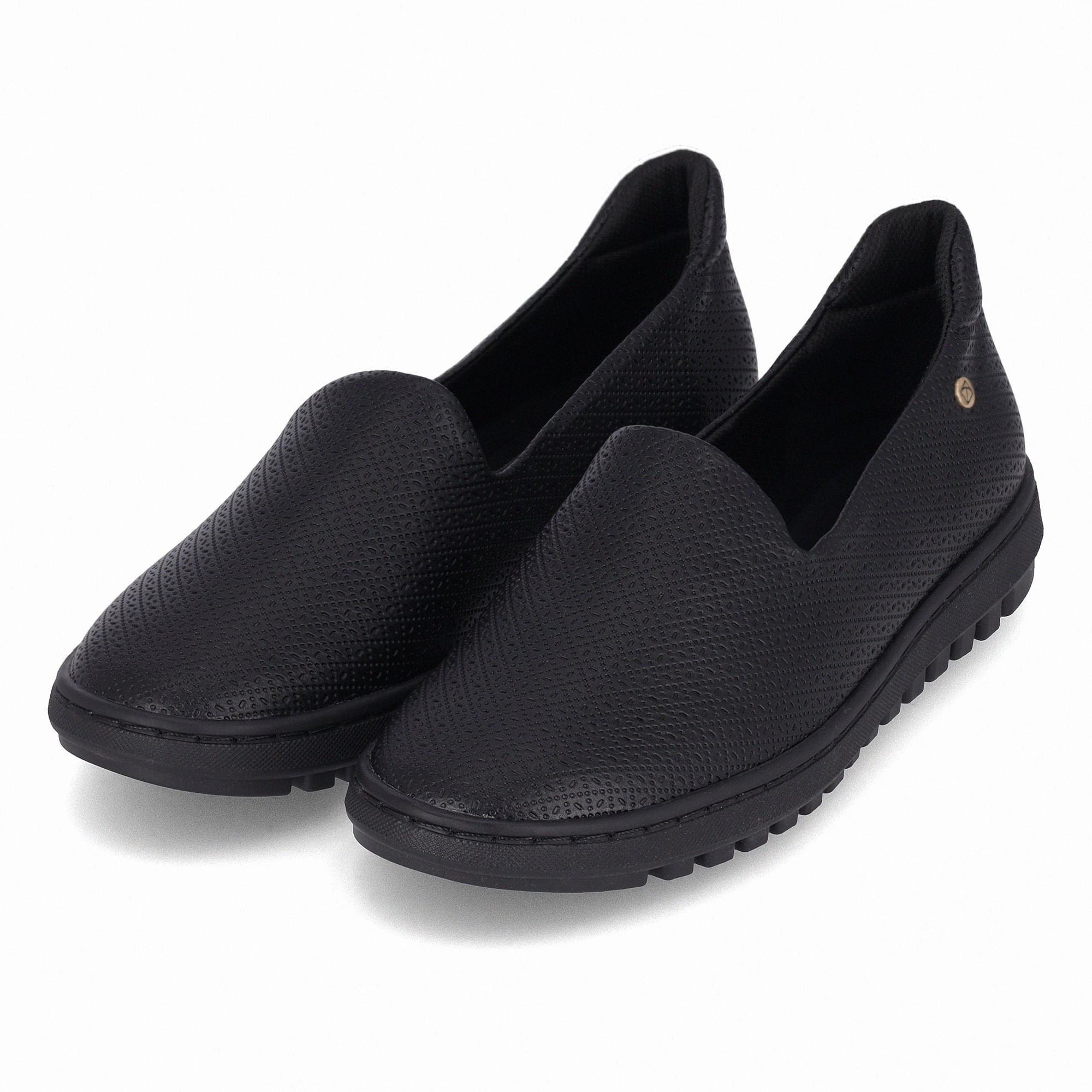 Tênis Nici Salto Baixo Preto Preto 2