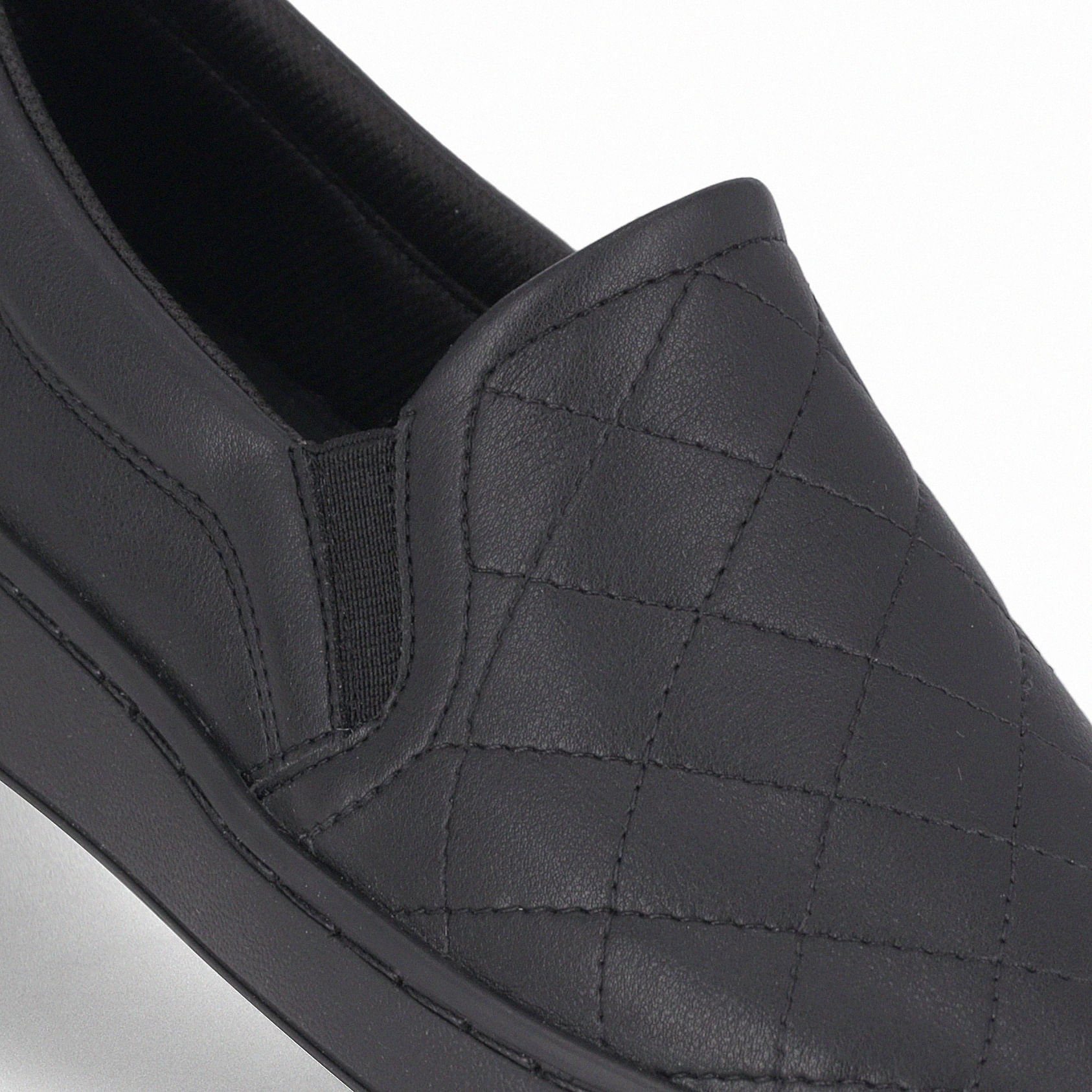 Tênis Beta Salto Baixo Preto Preto 4