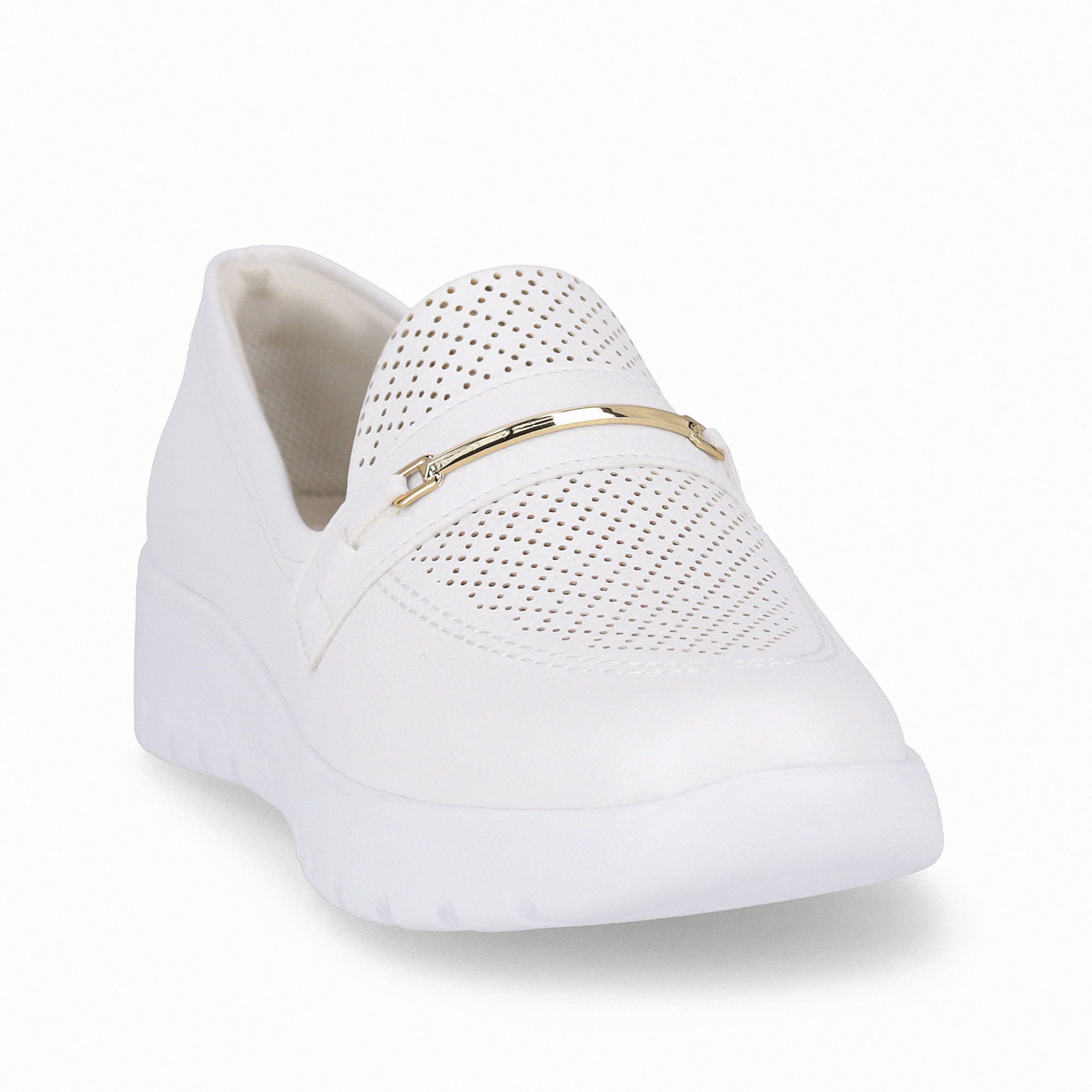 Tênis Vicky Salto Baixo Branco Neve Branco 3