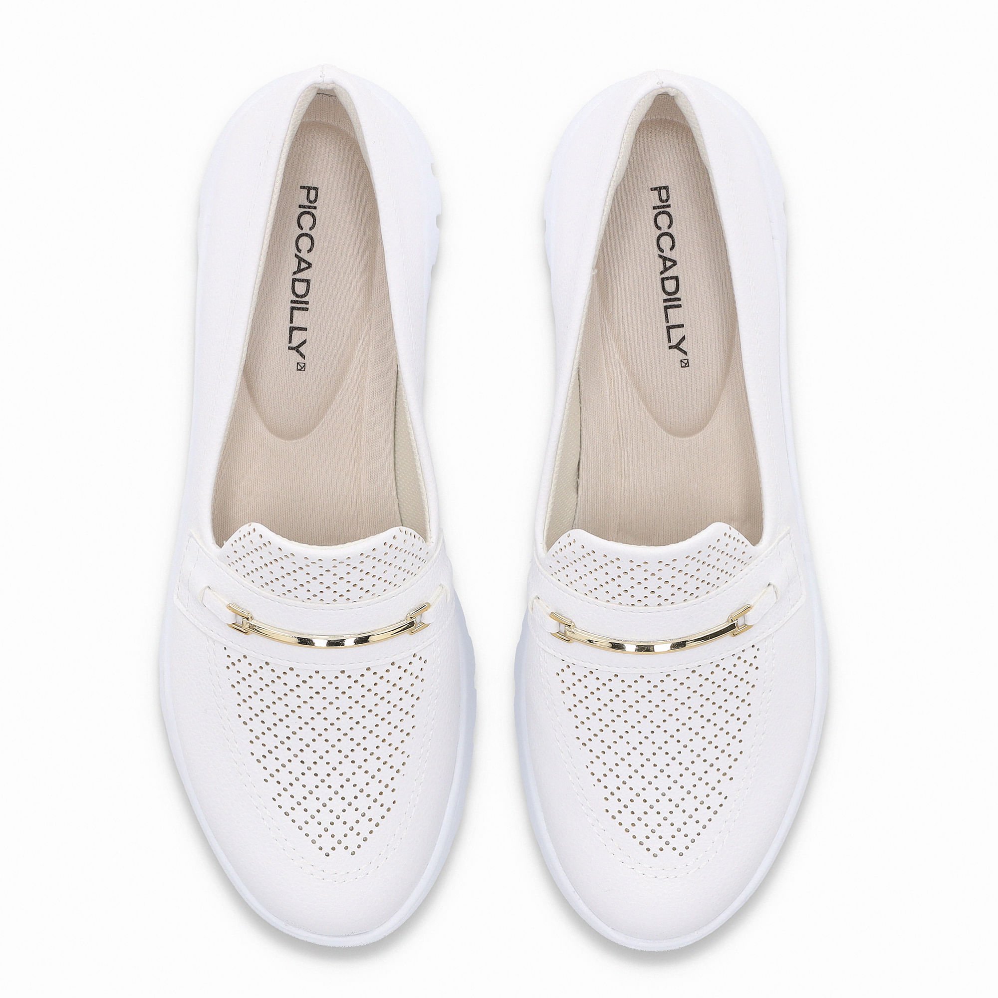 Tênis Vicky Salto Baixo Branco Neve Branco 5