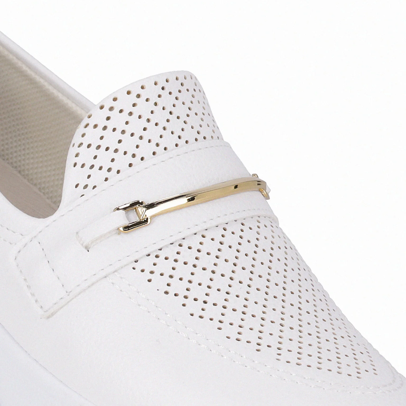 Tênis Vicky Salto Baixo Branco Neve Branco 4