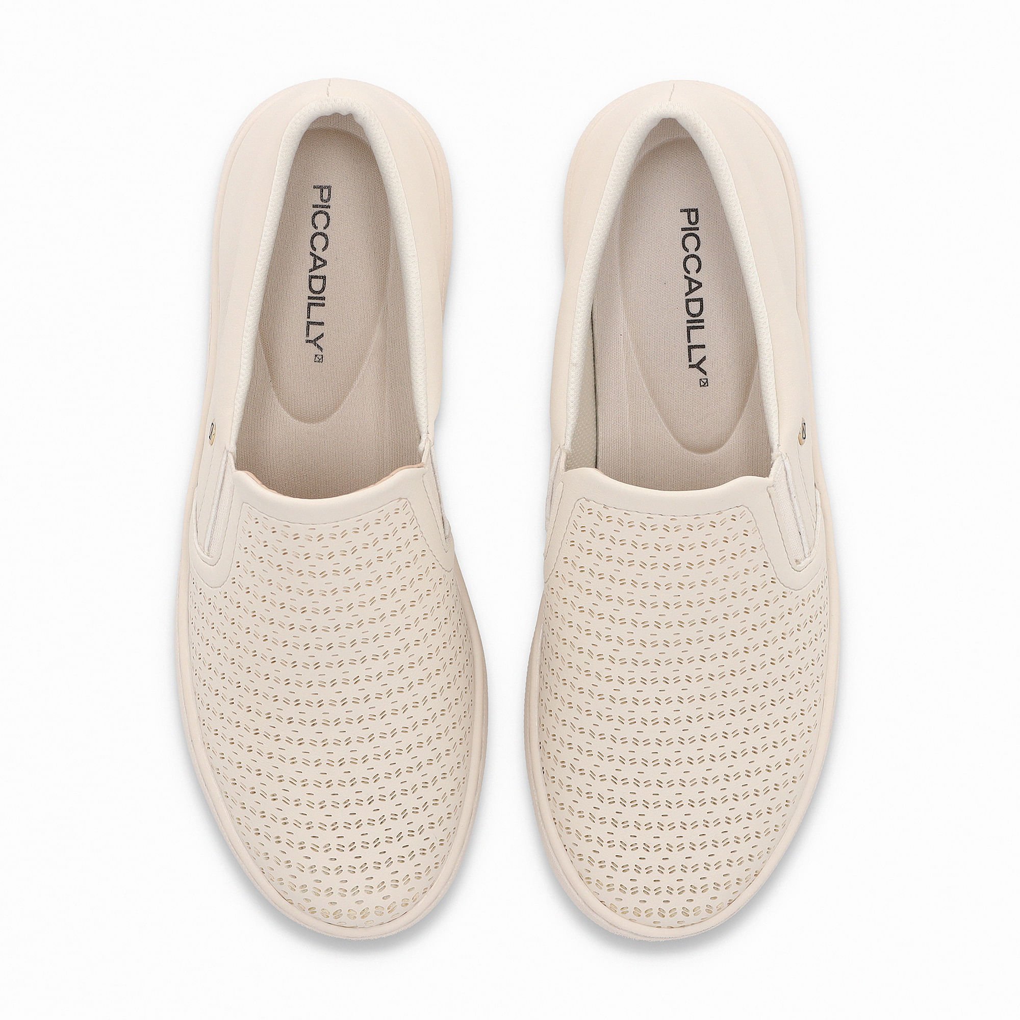 Tênis Nici Salto Baixo Off White Branco 5