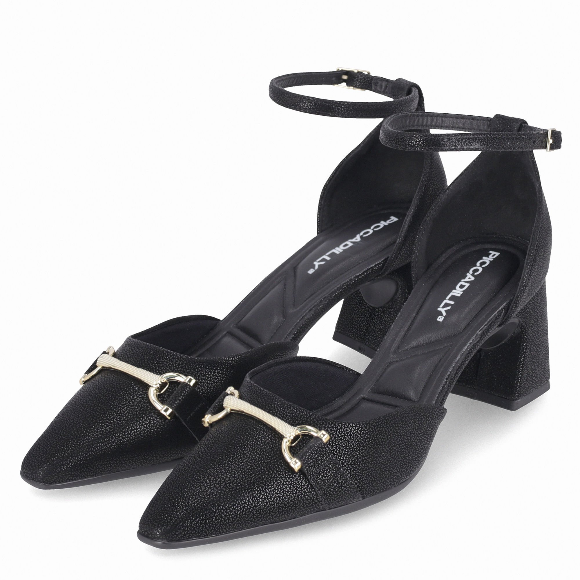 Sapato Canoinha Irene Salto Alto Preto Preto 3