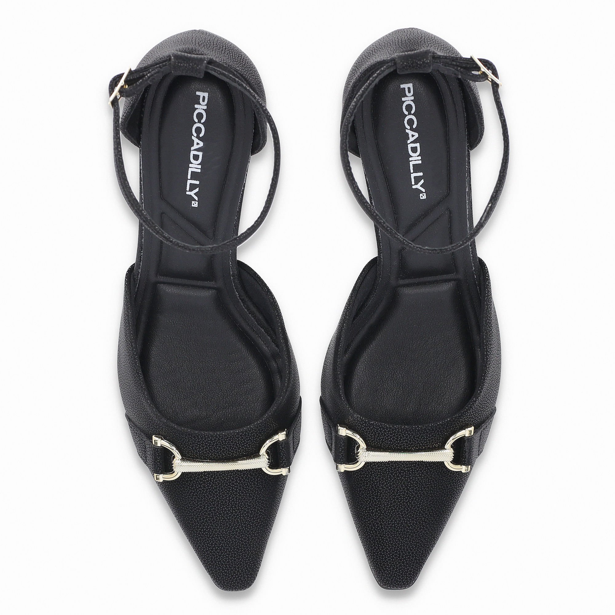 Sapato Canoinha Irene Salto Alto Preto