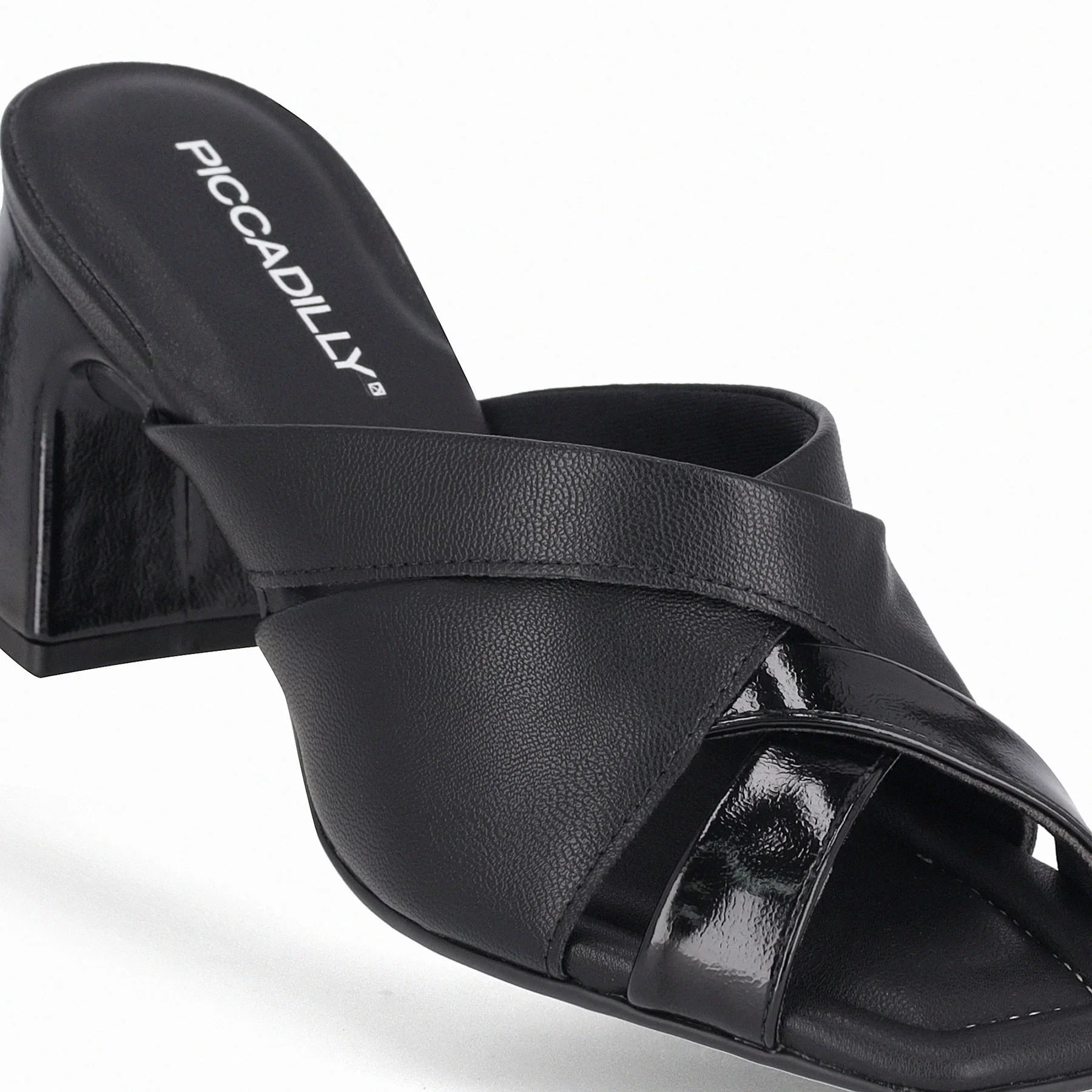 Tamanco Flavia Salto Alto Preto Preto 4