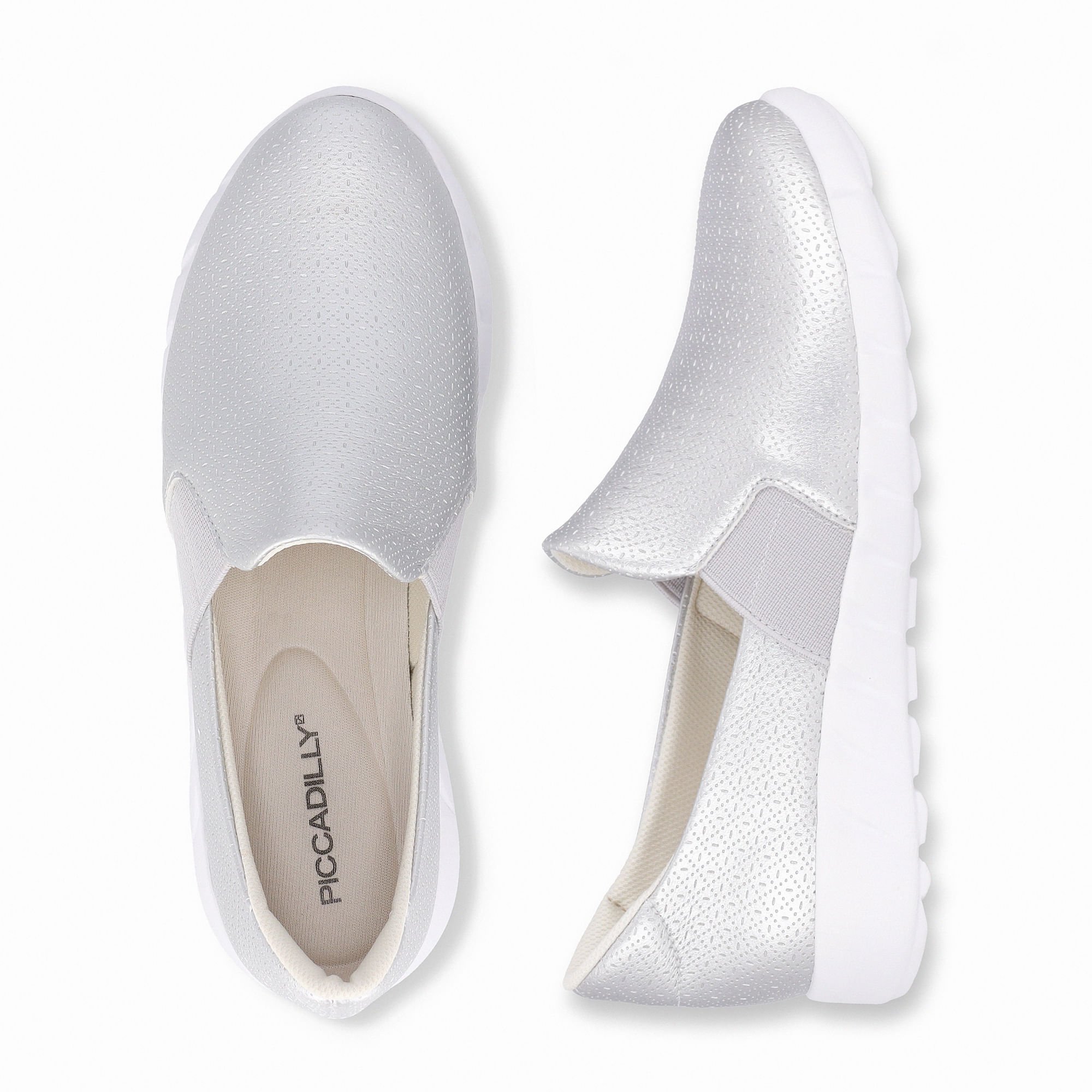 Tênis Fabi Rasteira Prata Prata 4