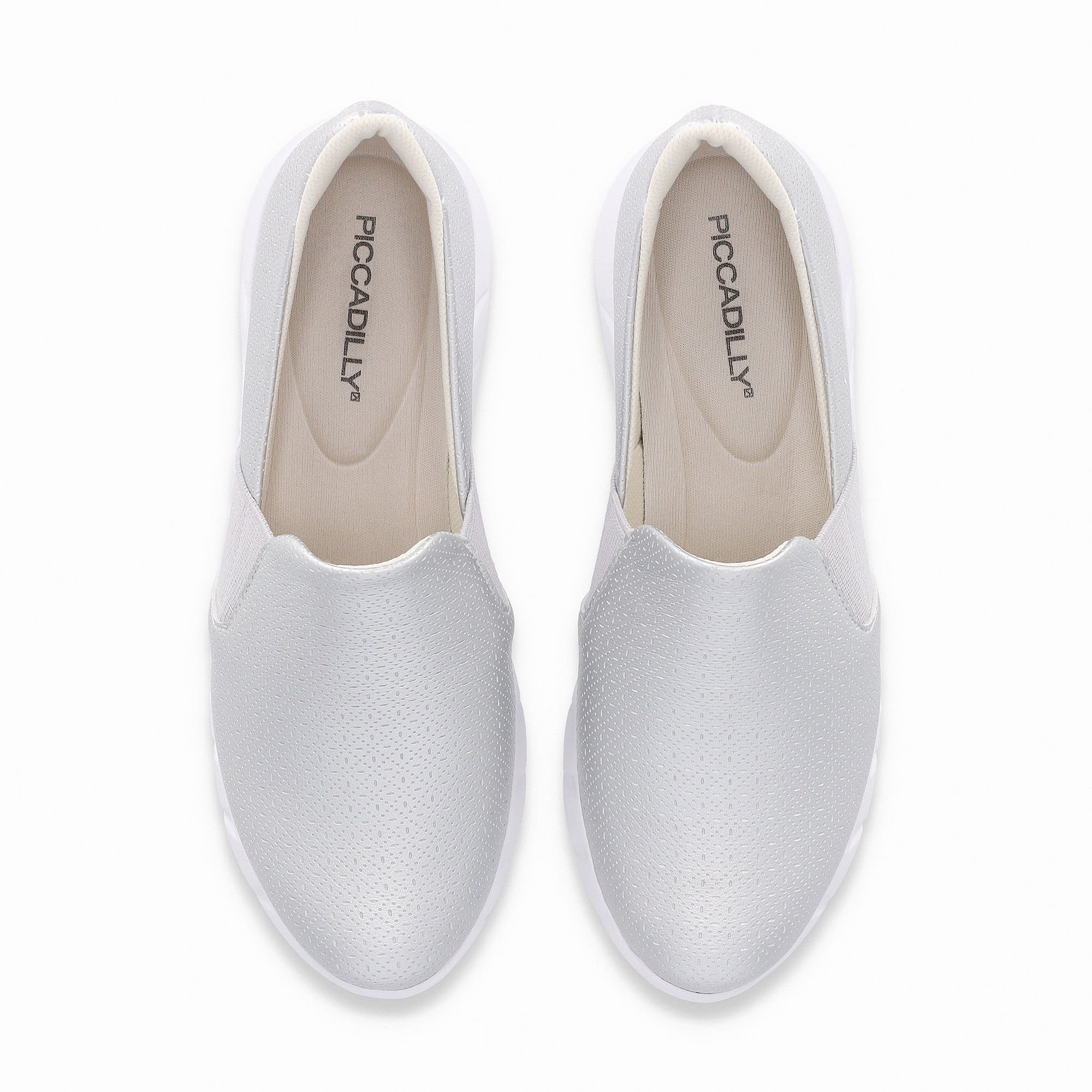 Tênis Fabi Rasteira Prata Prata 5