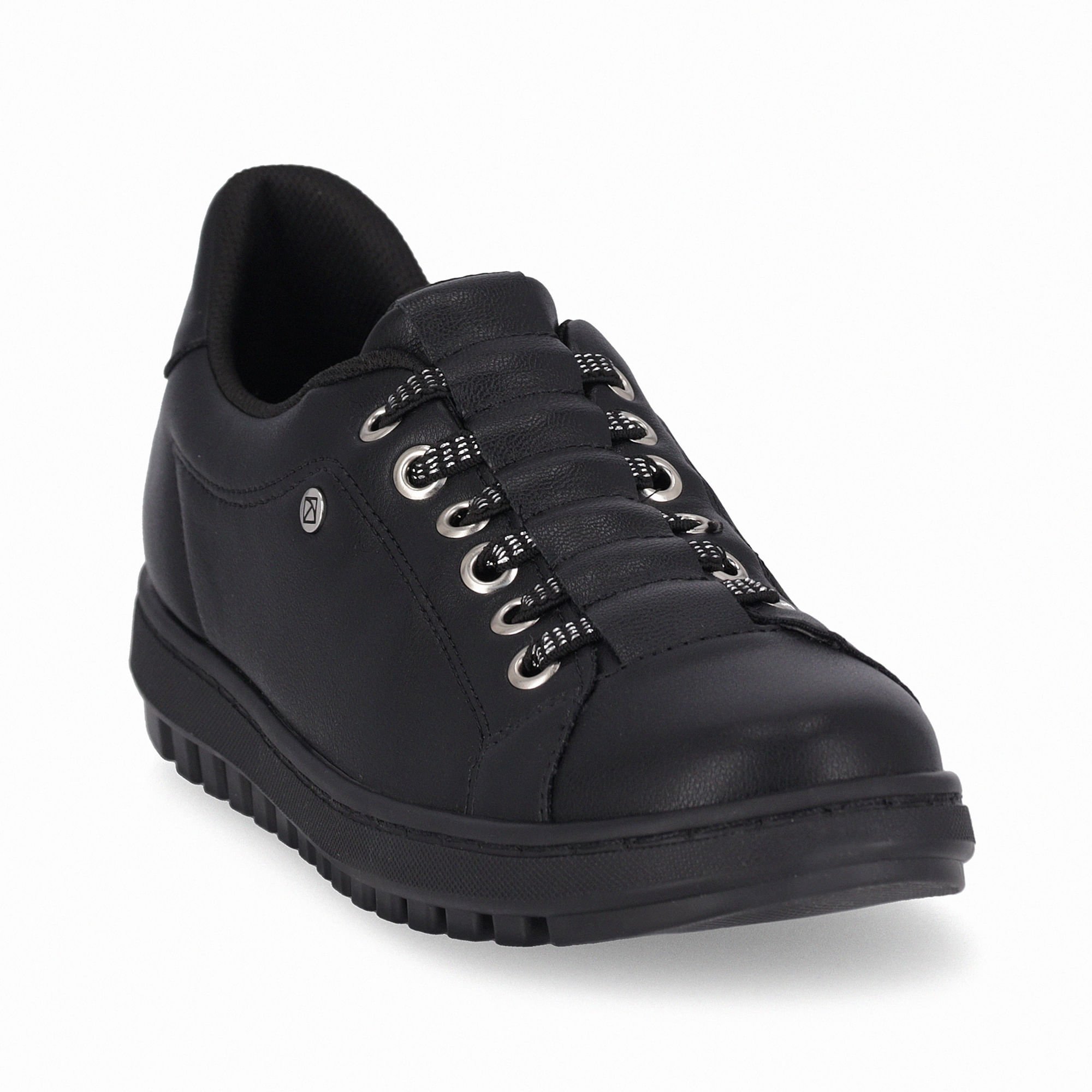 Tênis Nici Salto Baixo Preto Preto 3