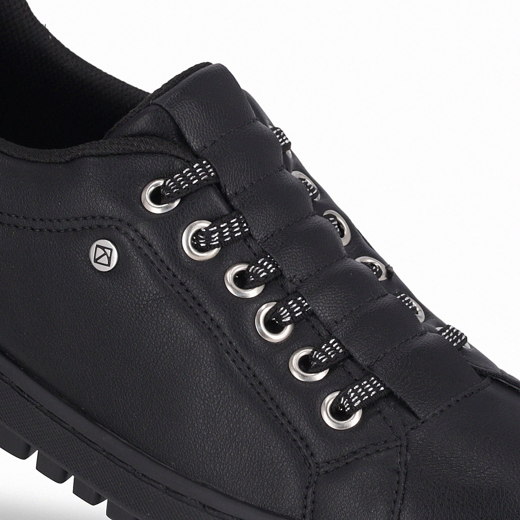 Tênis Nici Salto Baixo Preto Preto 3