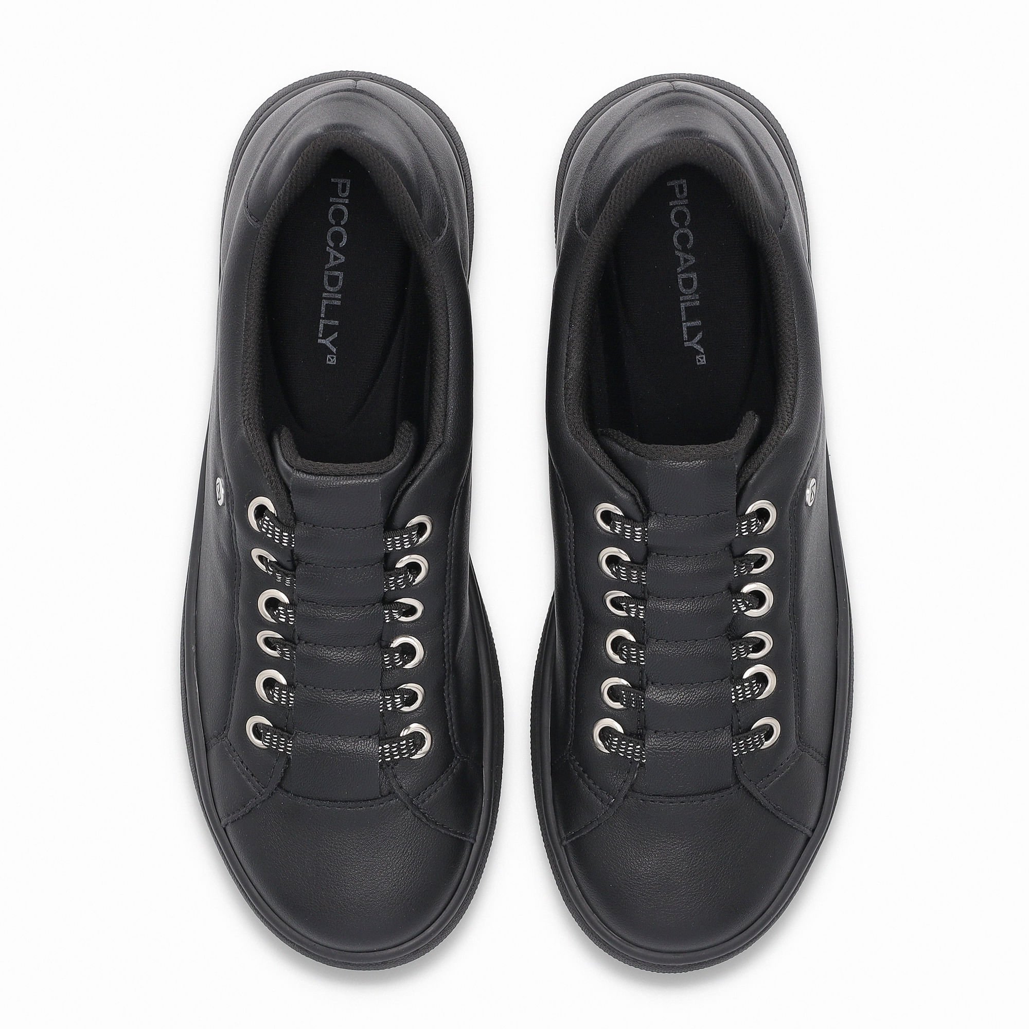 Tênis Nici Salto Baixo Preto Preto 5