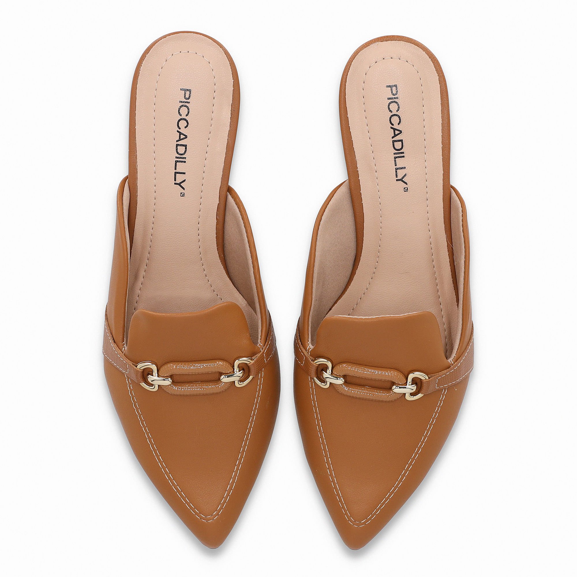 Sapato Mule Taci Salto Médio Mascavo Marrom 5