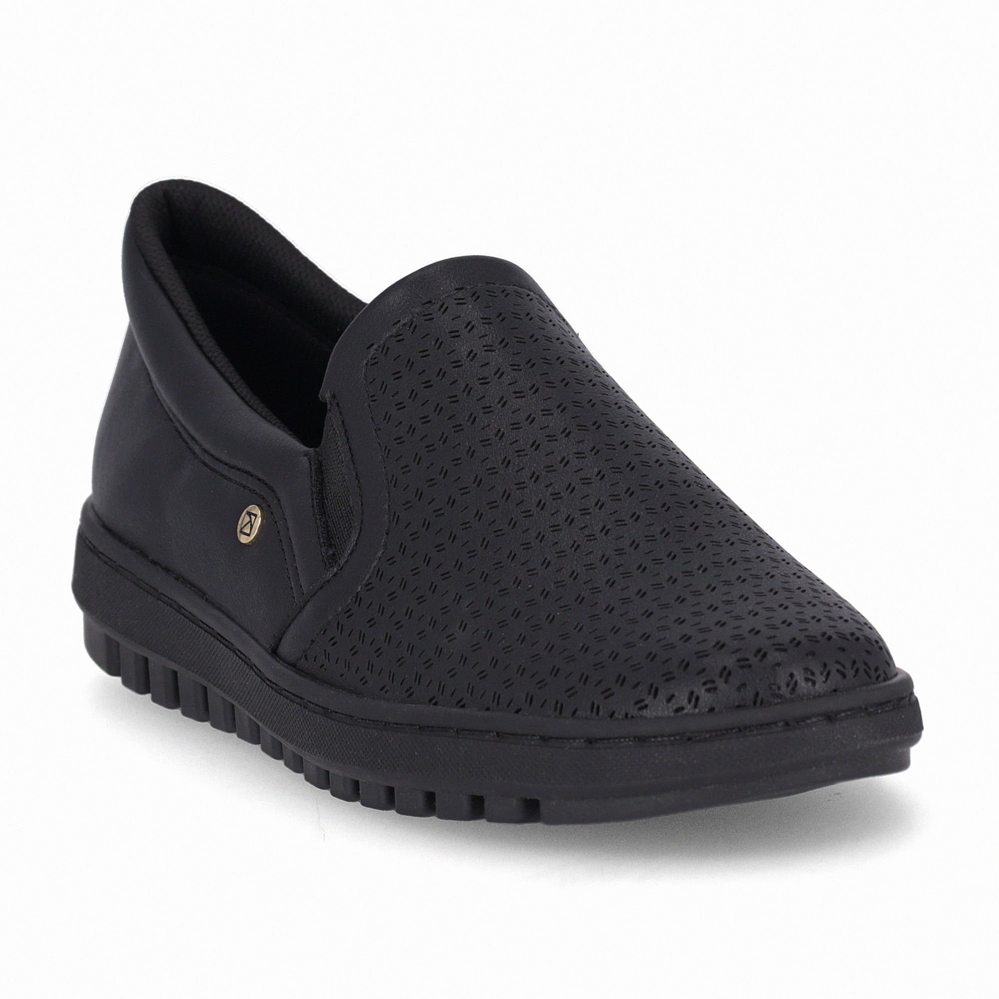 Tênis Nici Salto Baixo Preto Preto 3