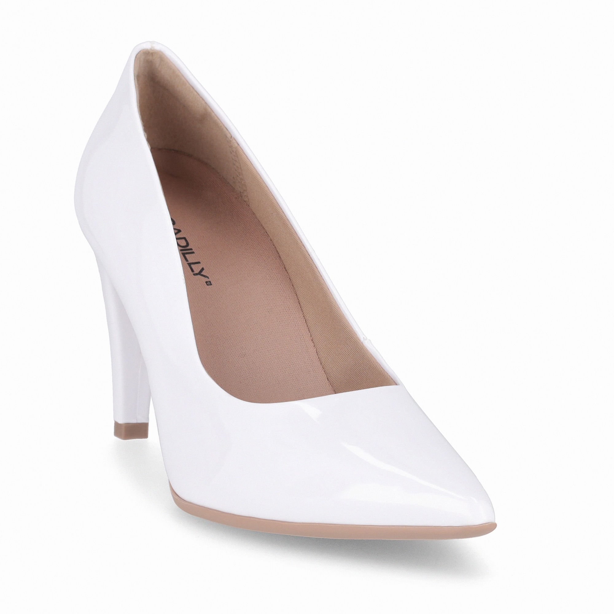 Scarpin Silvana Salto Alto Branco Neve Branco 3
