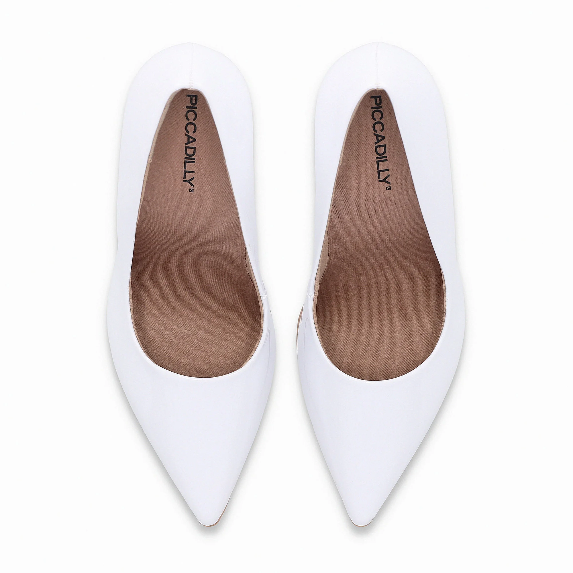 Scarpin Silvana Salto Alto Branco Neve Branco 5