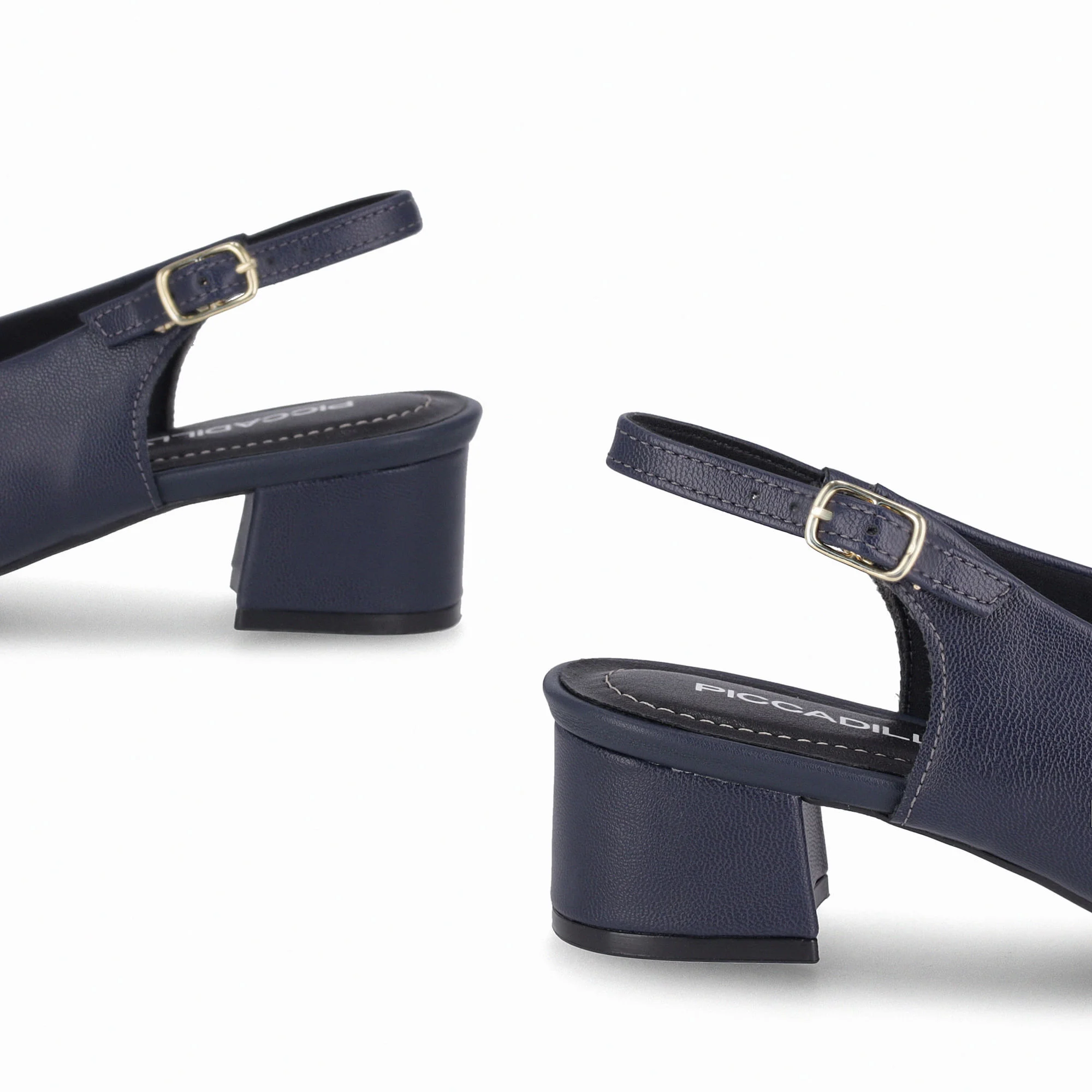 Sapato Slingback Taci Salto Médio Navy Navy 4