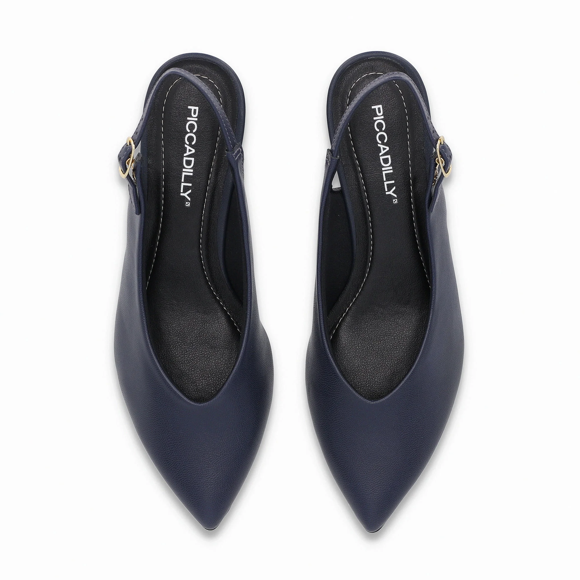 Sapato Slingback Taci Salto Médio Navy Navy 5