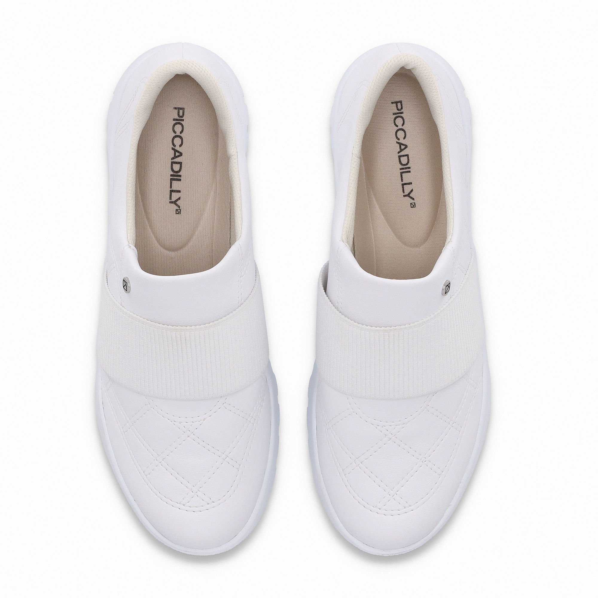 Tênis Vicky Salto Baixo Branco Neve Branco 5