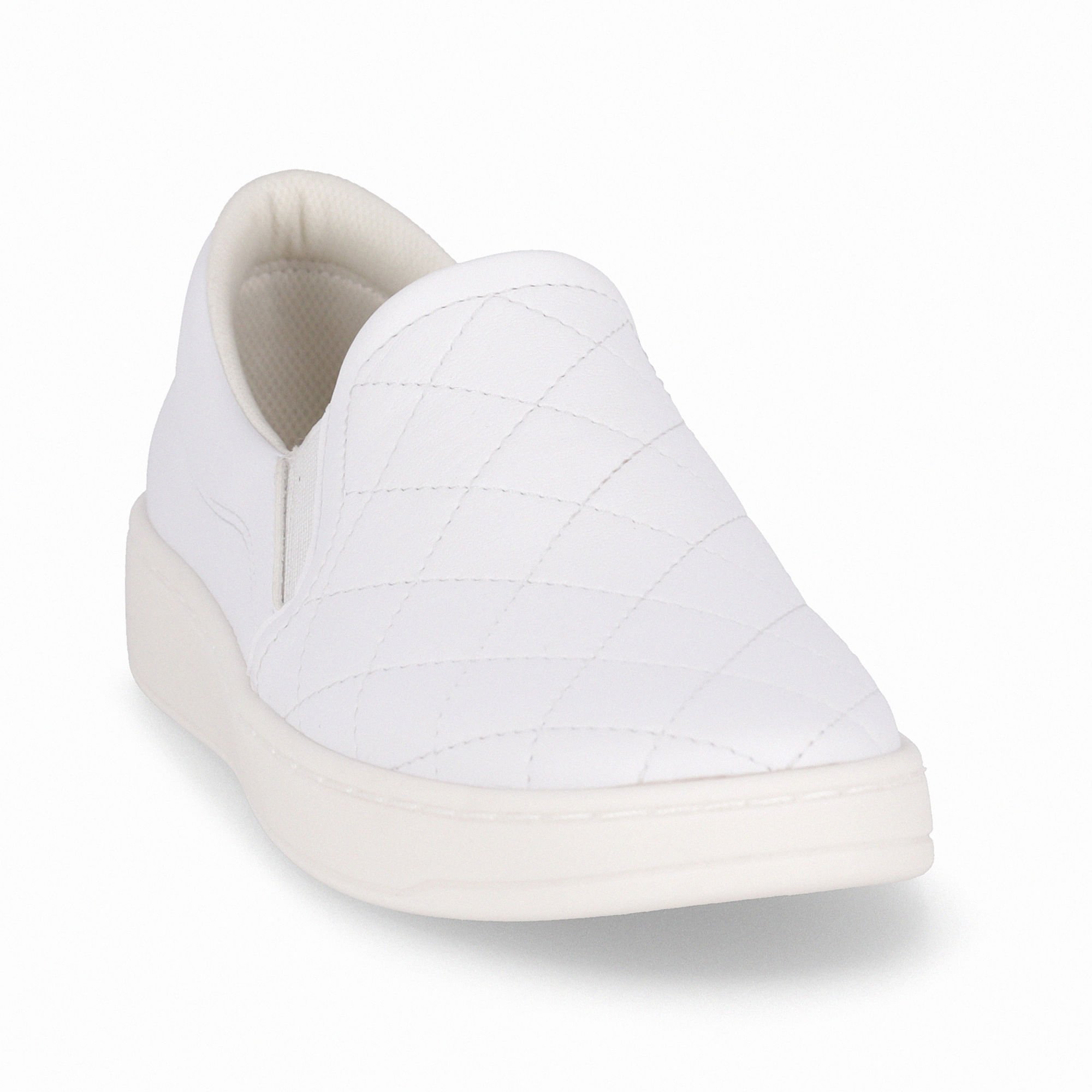 Tênis Beta Salto Baixo Branco Neve Branco 3