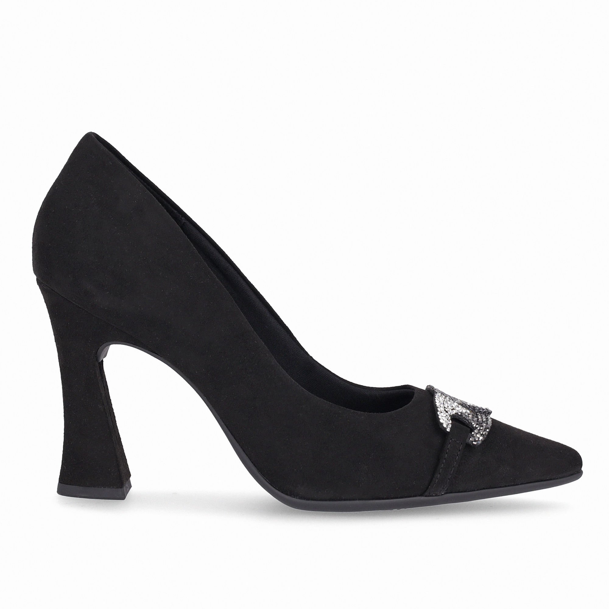 Scarpin Silvana Salto Alto Preto