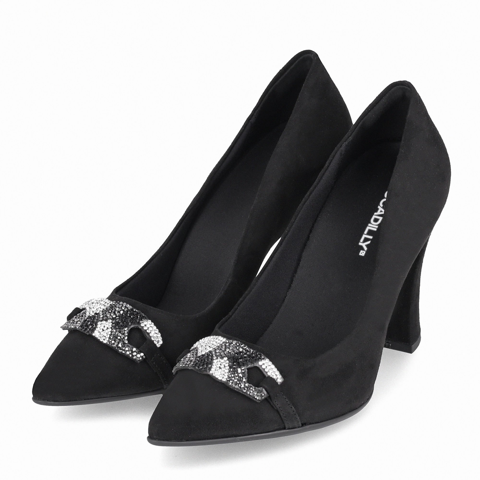 Scarpin Silvana Salto Alto Preto Preto 2