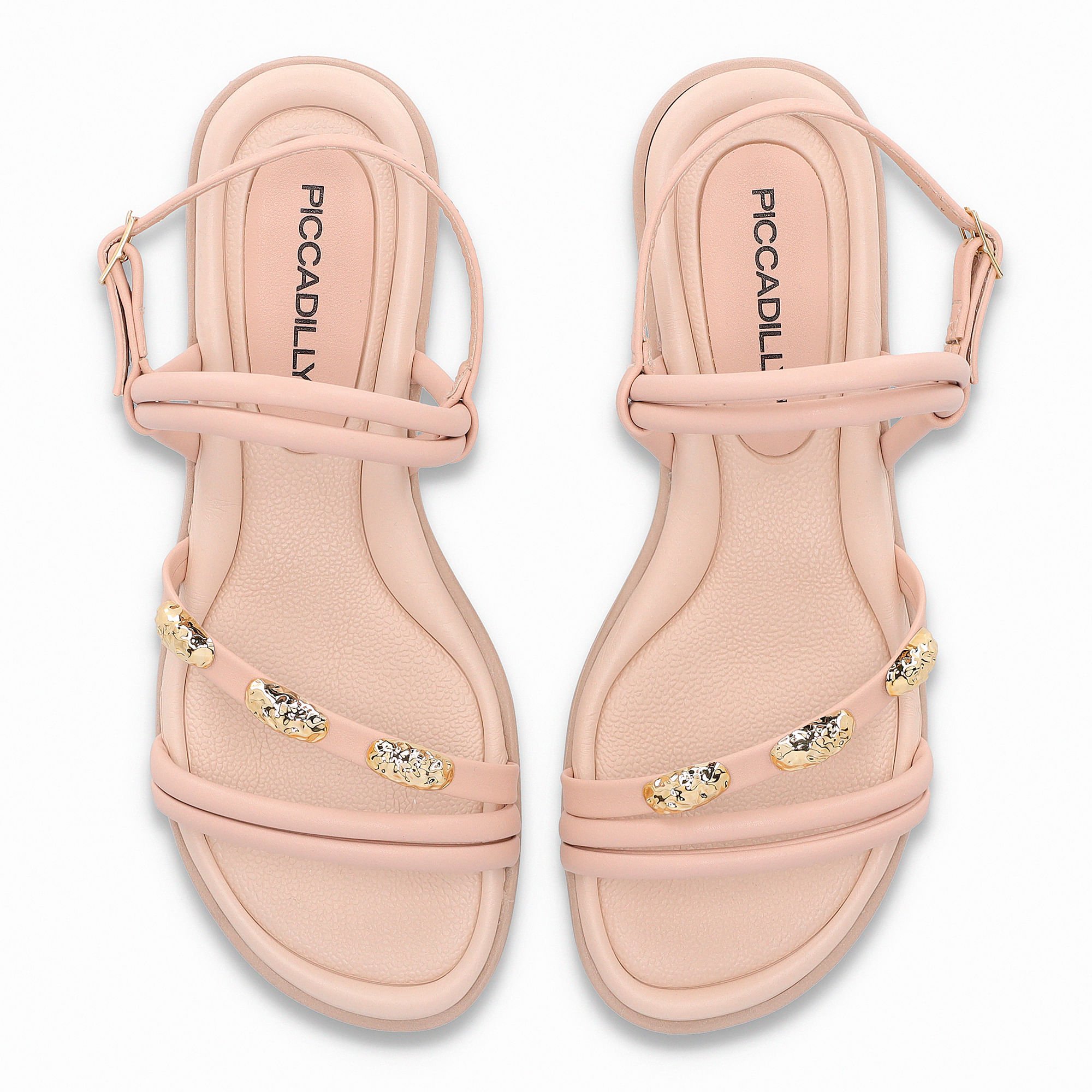 Sandália Taila Salto Baixo Rose Rosa 5