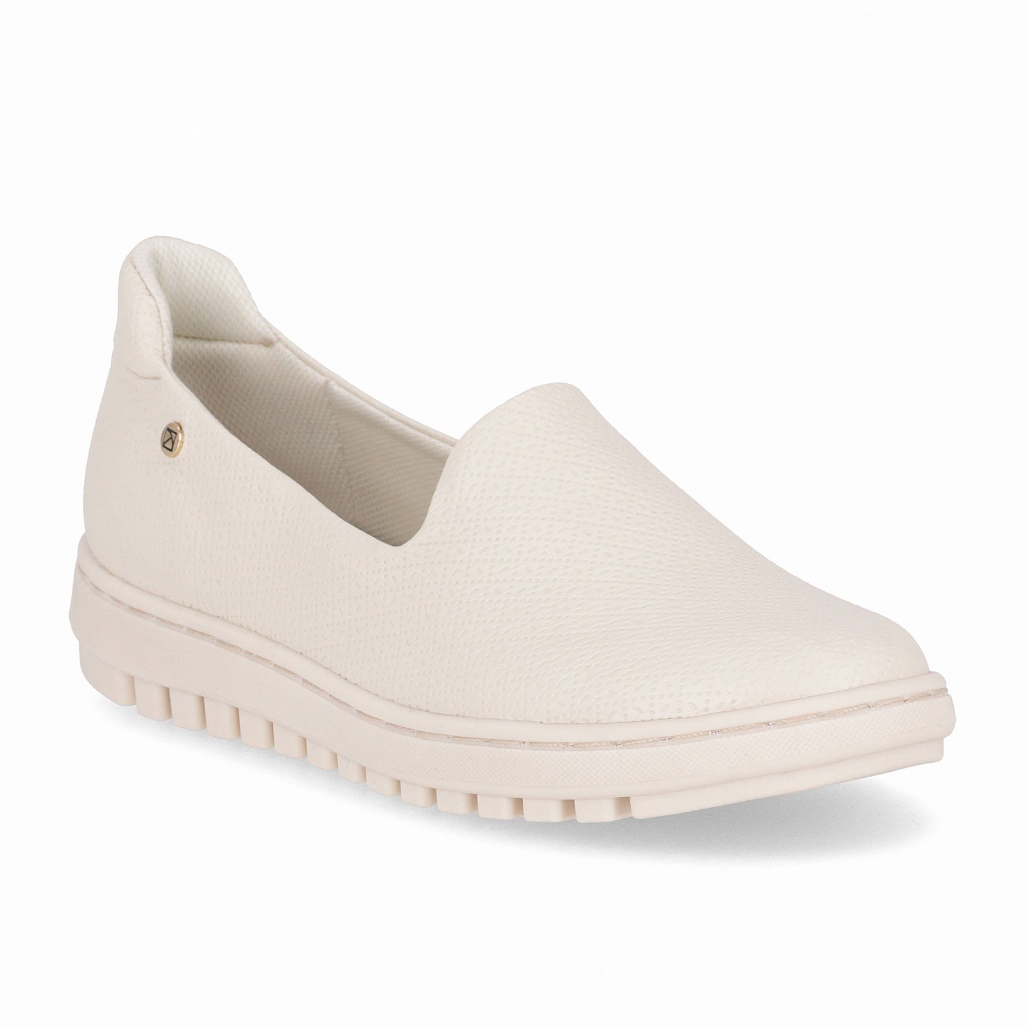 Tênis Nici Salto Baixo Off White Branco 3