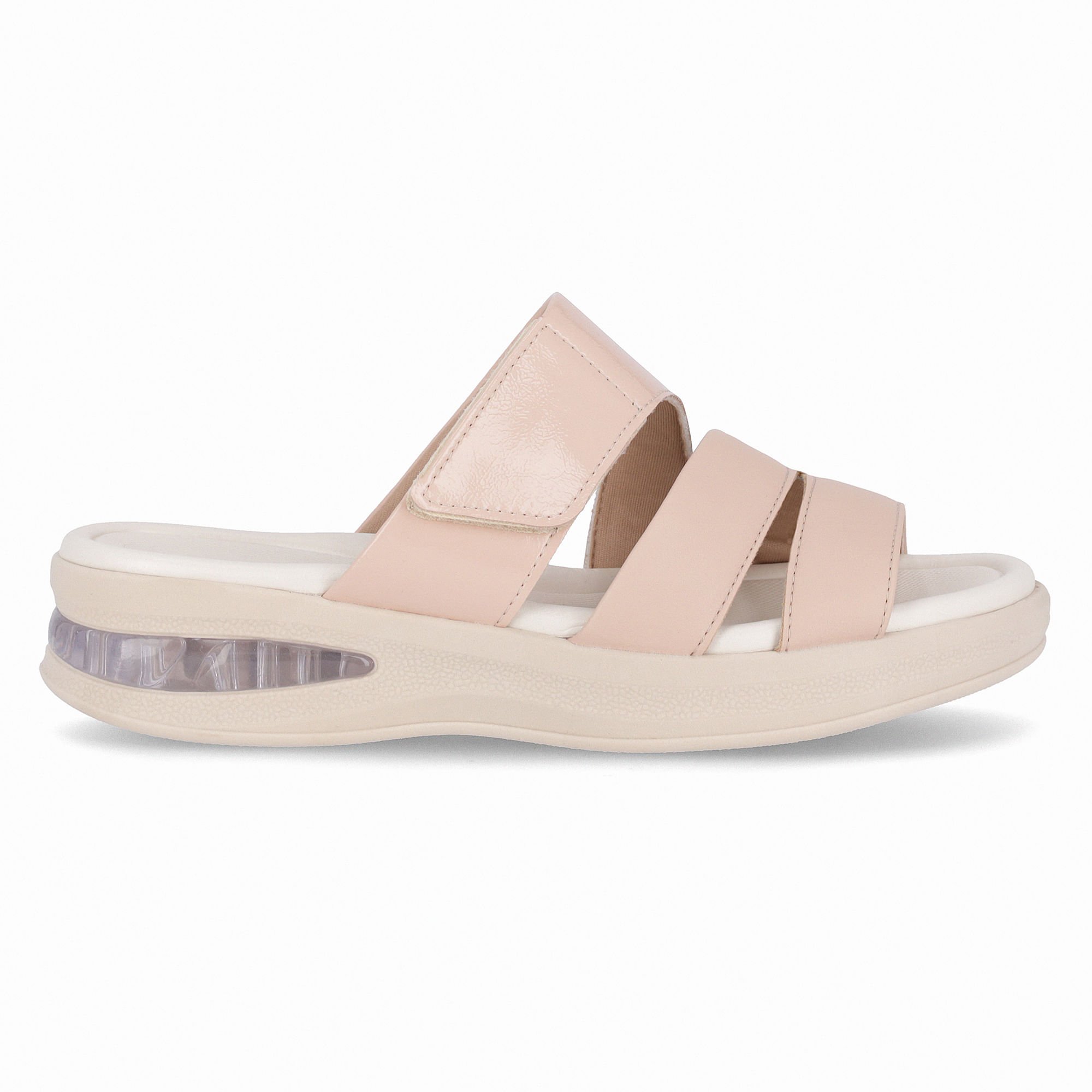 Tamanco SoftStep Anabela Médio Rose
