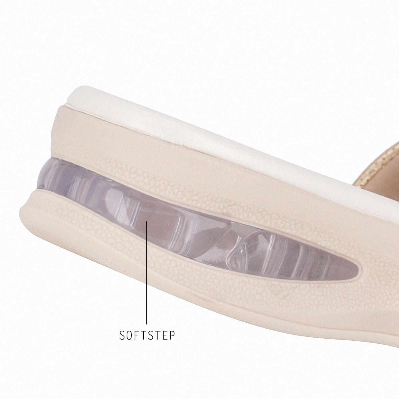 Tamanco SoftStep Anabela Médio Ouro Dourado 4
