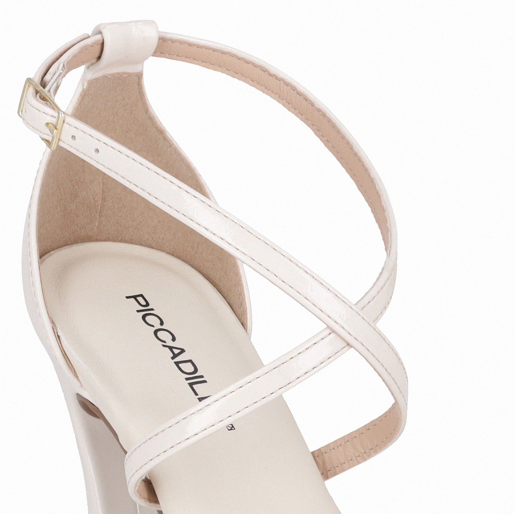 Sandália Rafa Salto Alto Off White Branco 4