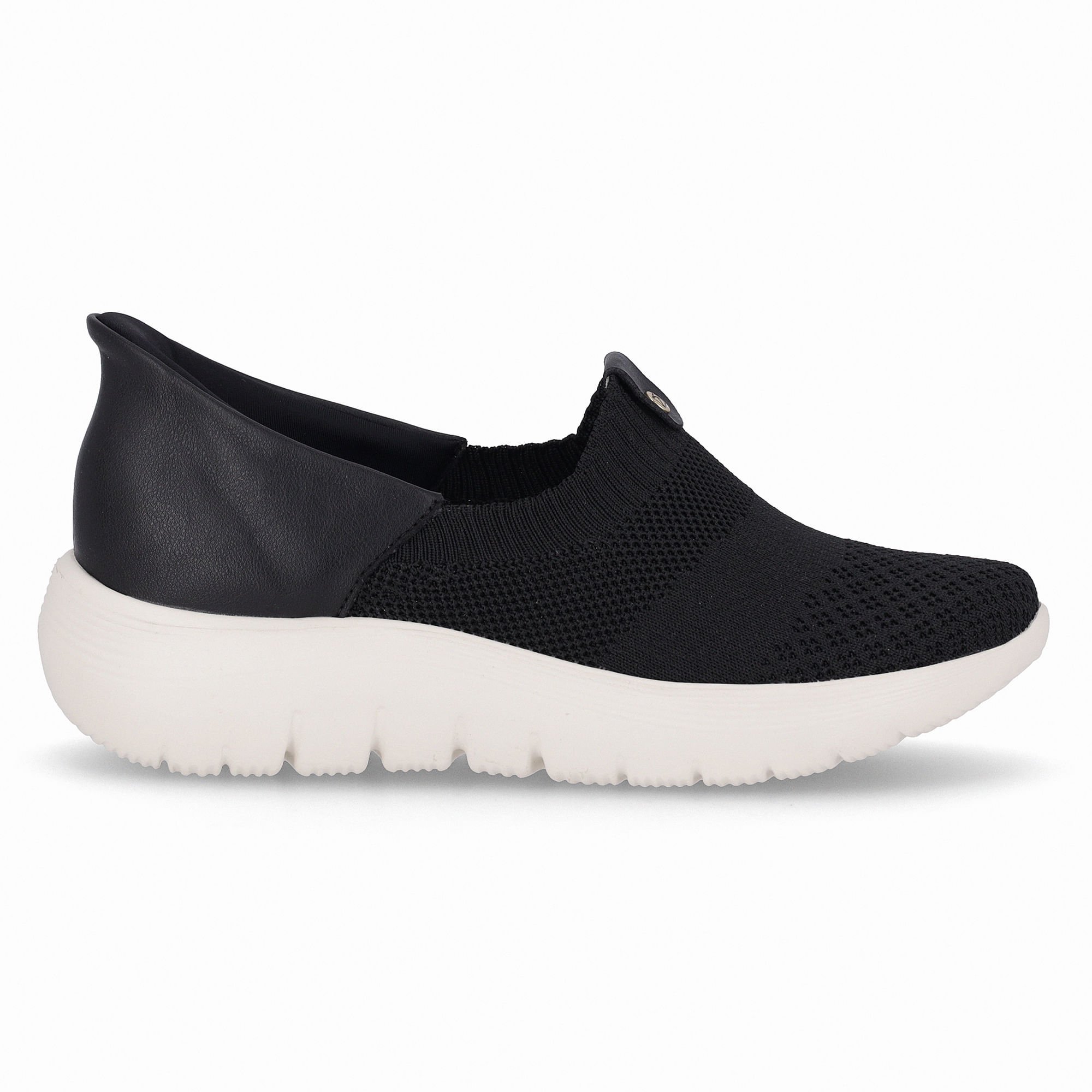 Tênis SlipFit Salto Médio Preto