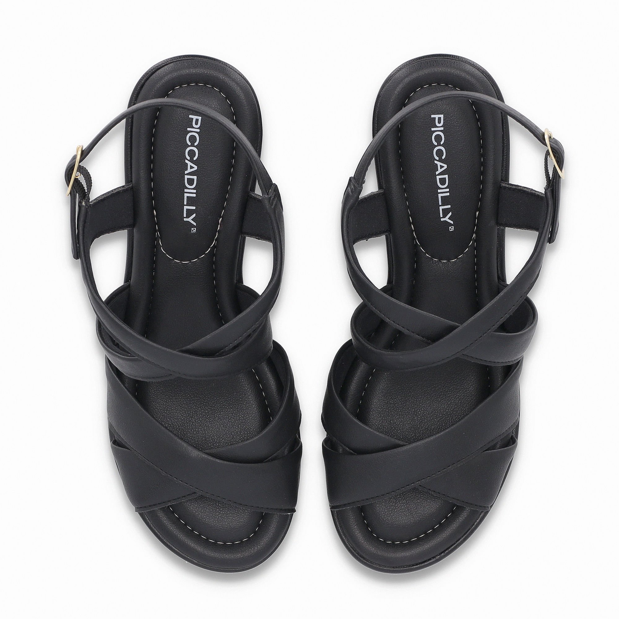 Sandália Marcia Salto Alto Preto Preto 5