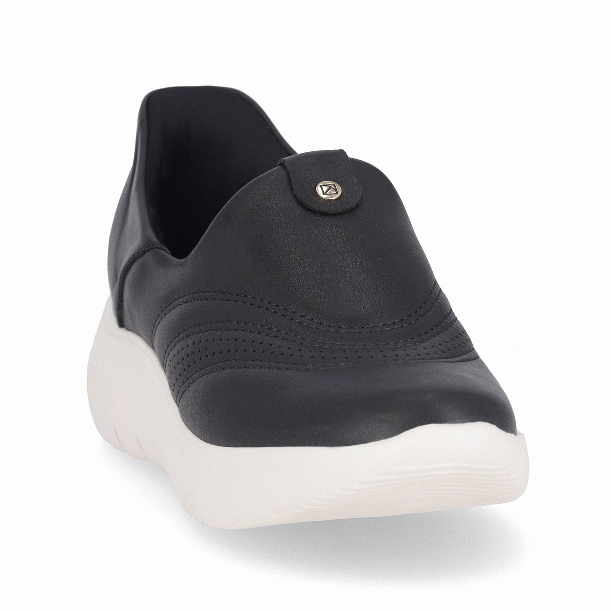 Tênis SlipFit Salto Médio Preto Preto 4