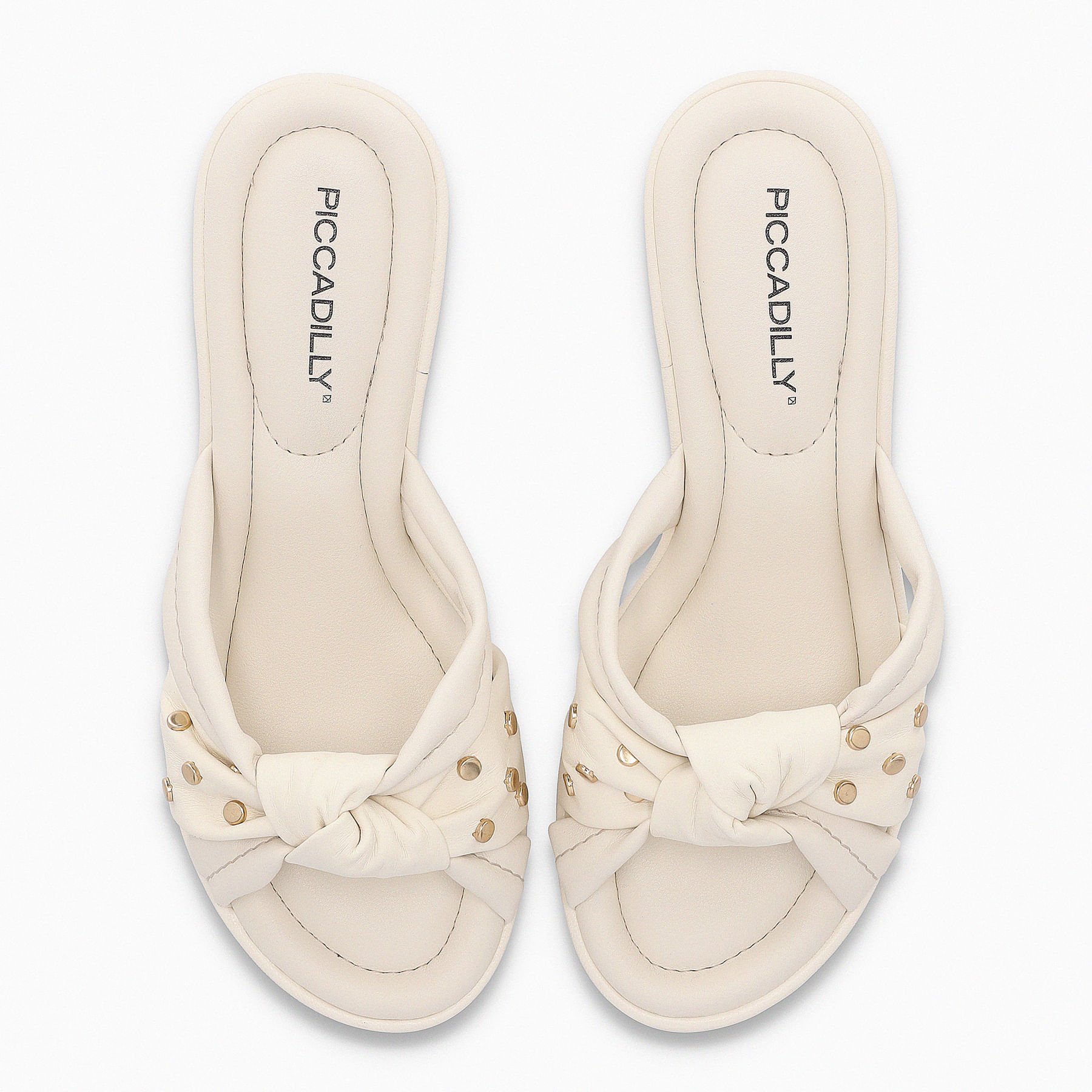 Tamanco Marcia Salto Alto Off White Branco 5