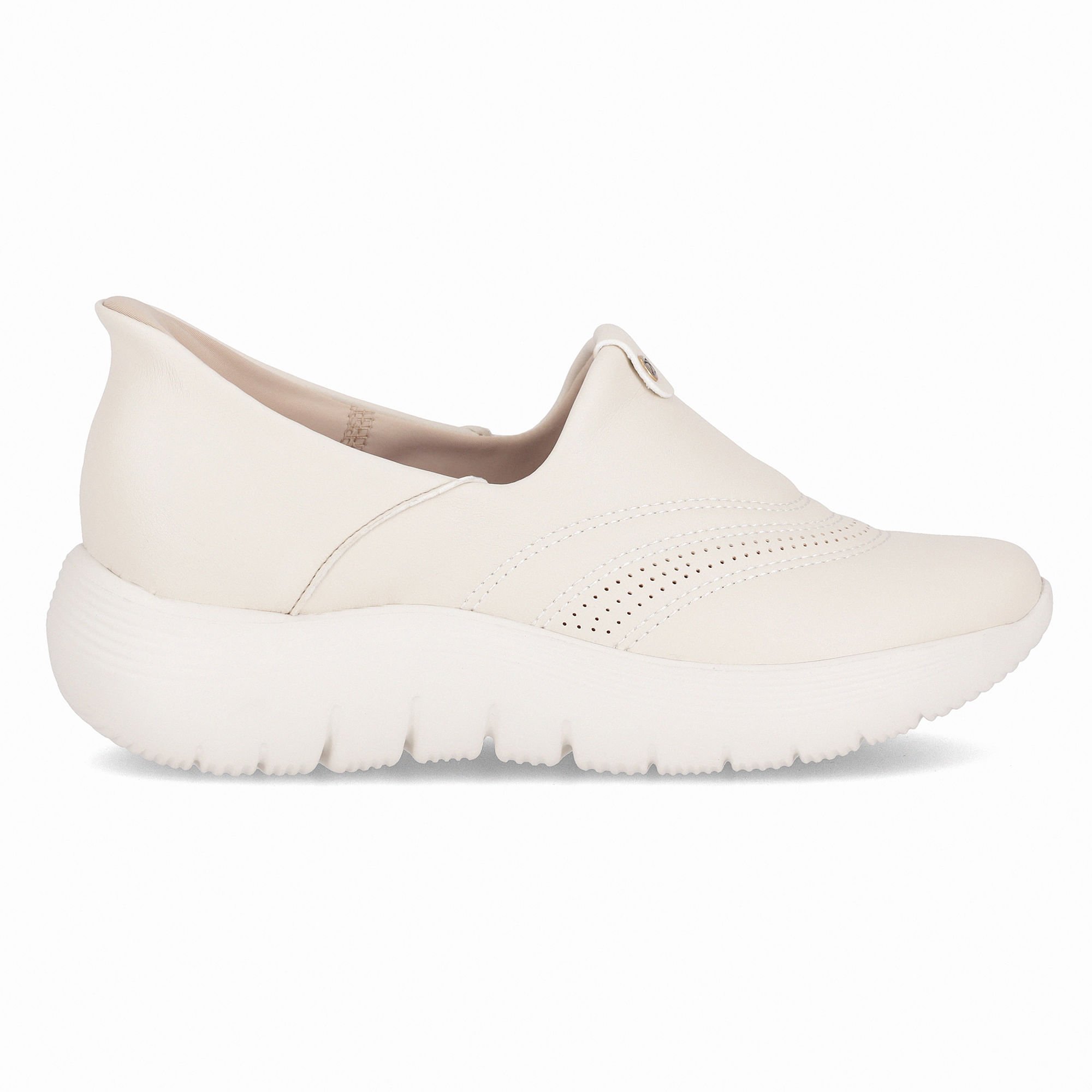 Tênis SlipFit Salto Médio Off White