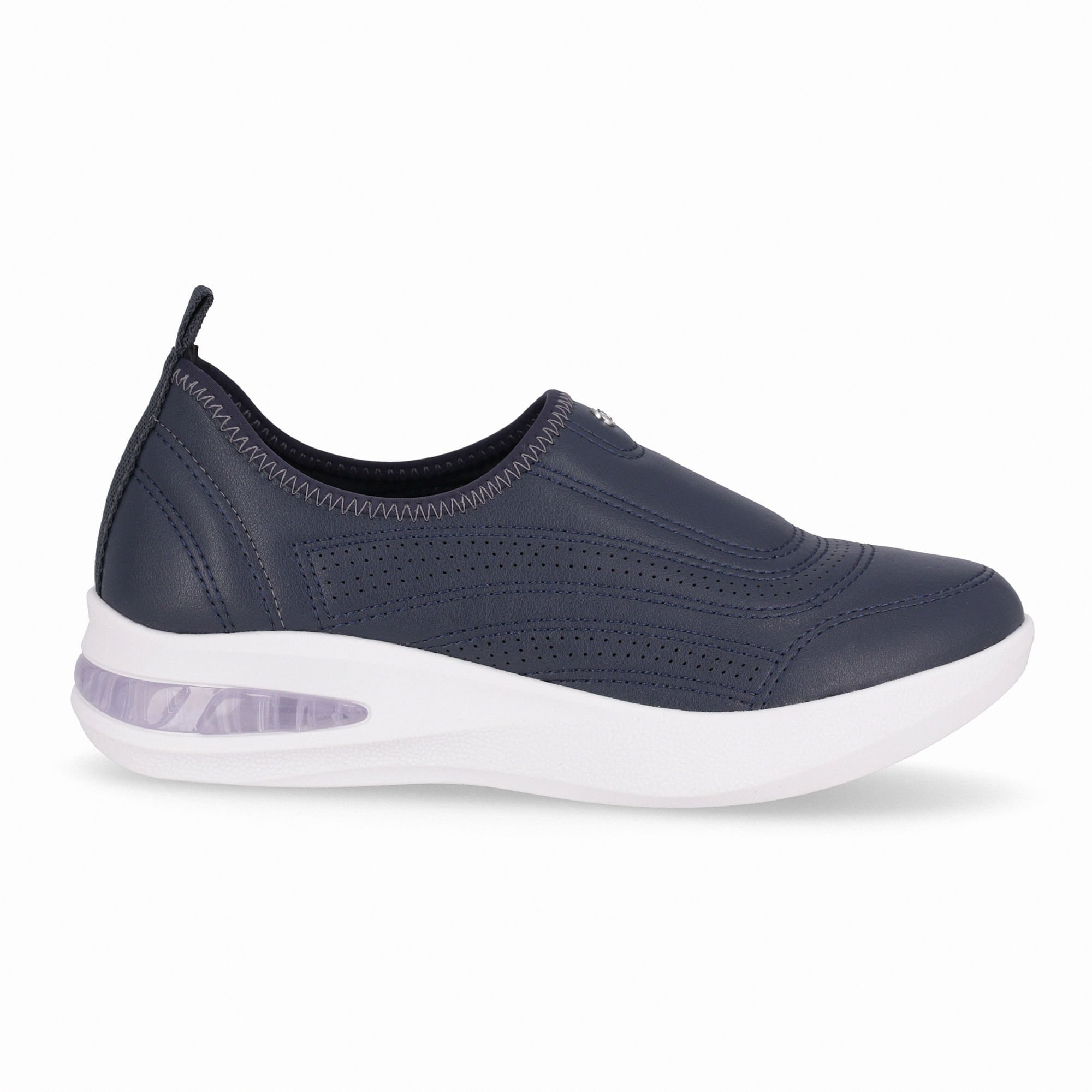 Tênis SoftStep Anabela Médio Navy