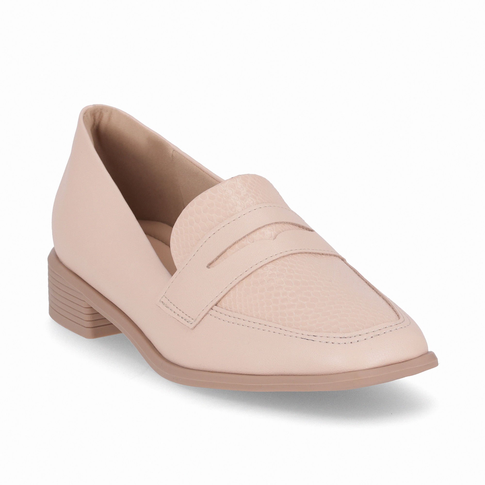 Loafer Giovanna Salto Baixo Rose Rose 3