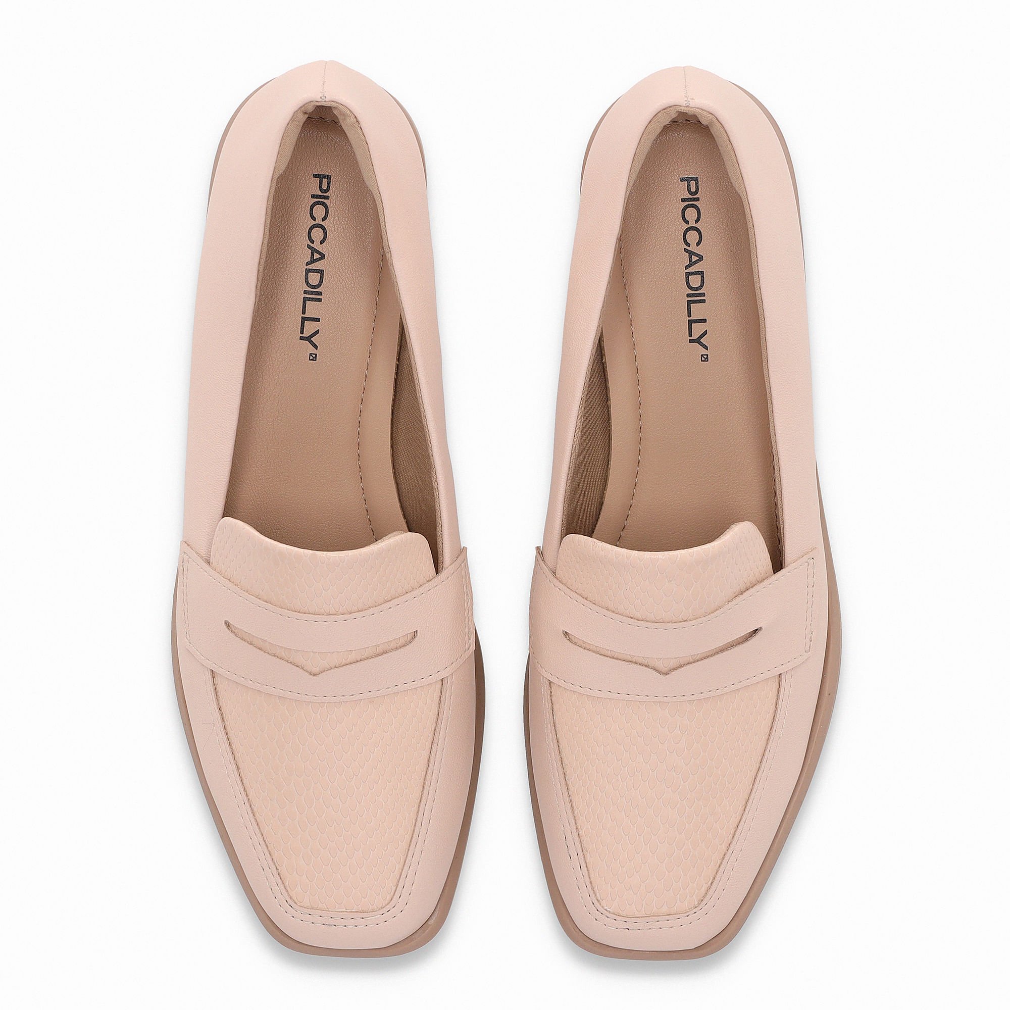 Loafer Giovanna Salto Baixo Rose Rose 5