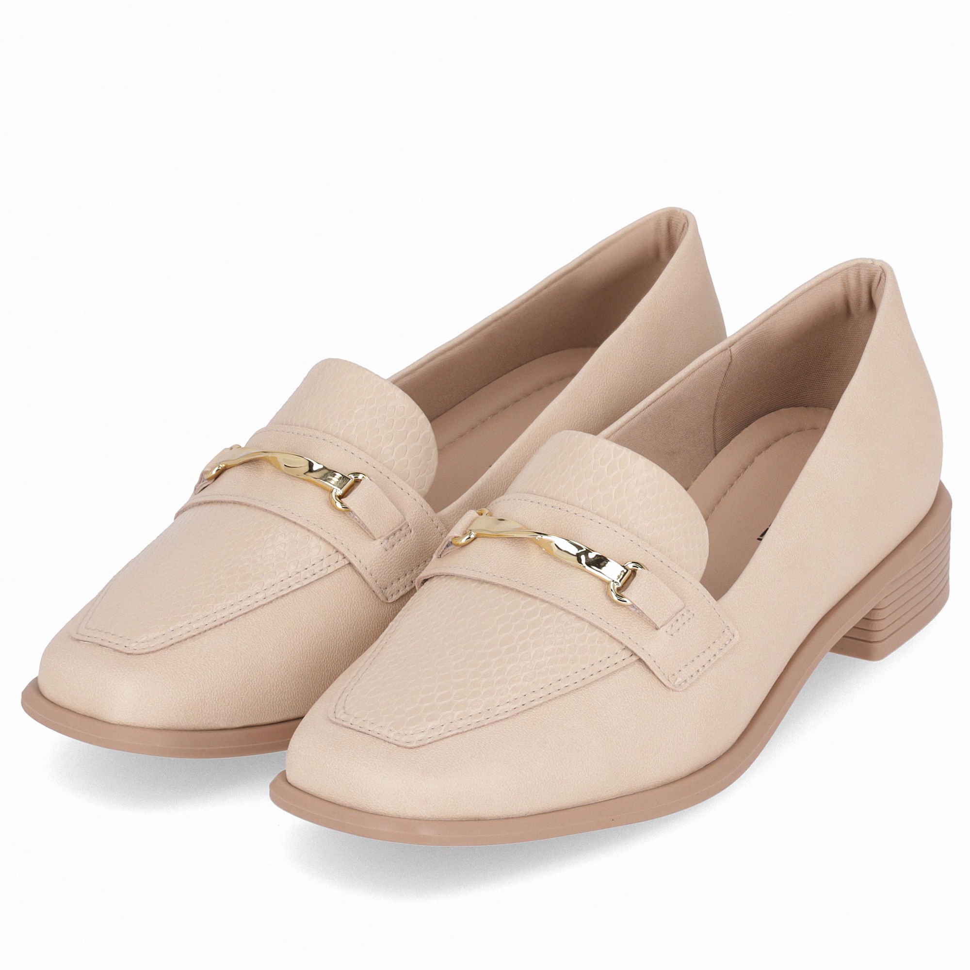 Loafer Giovanna Salto Baixo Brule Rose 2