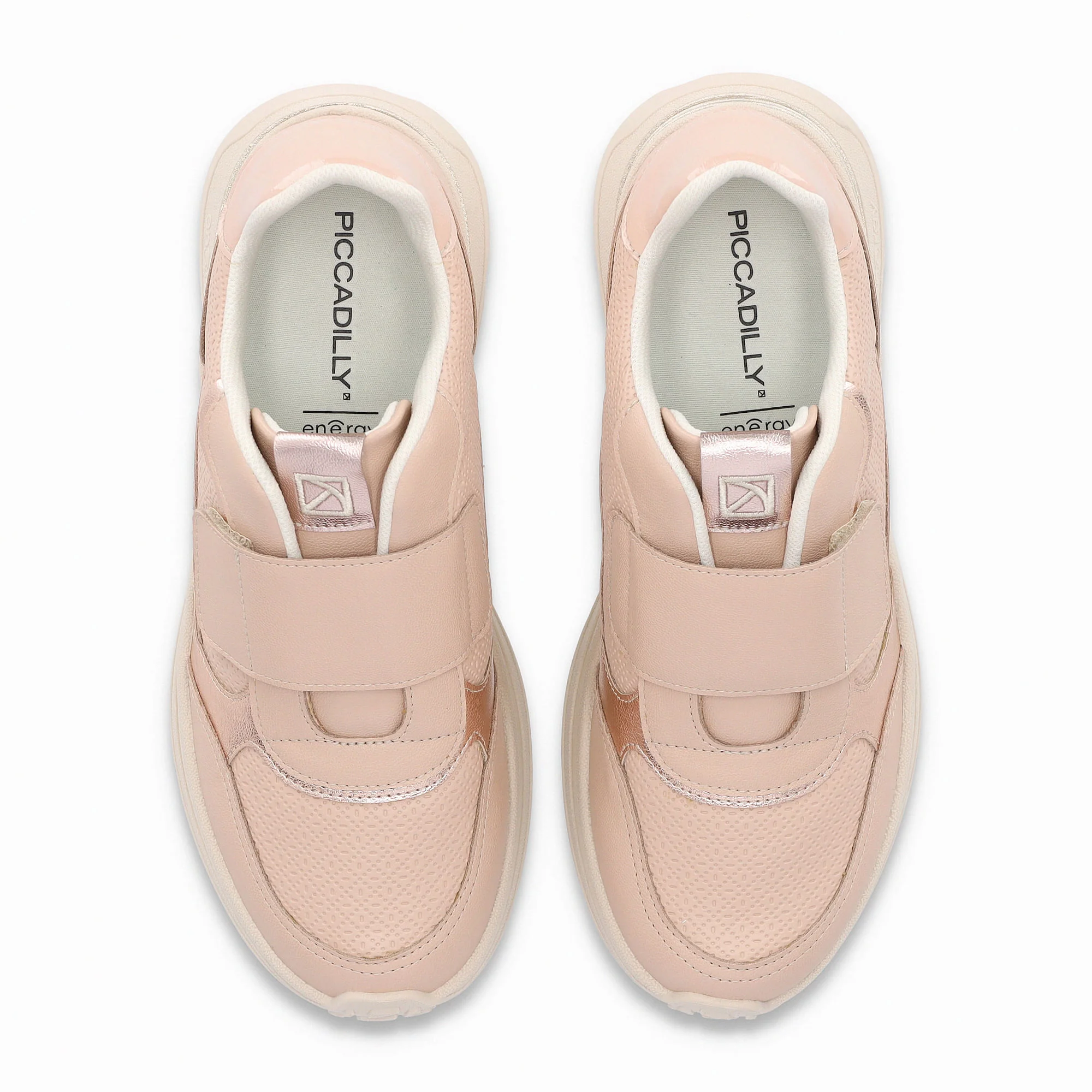 Tênis Energy Anabela Médio Rose Nude 5