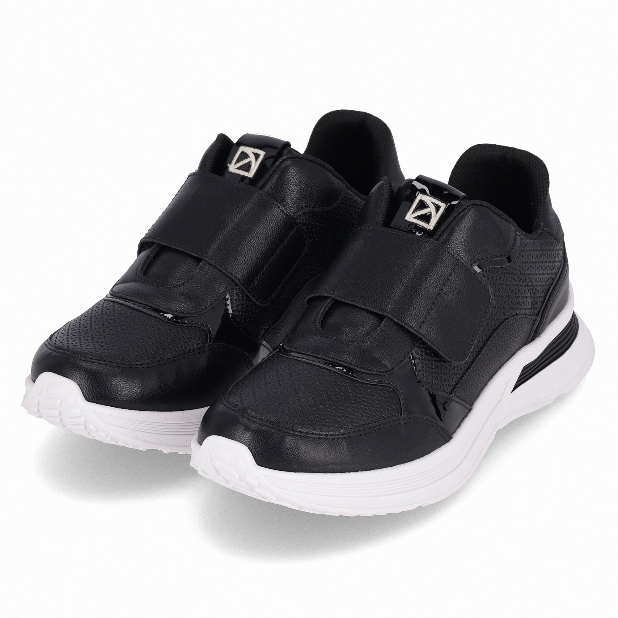 Tênis Energy Anabela Médio Preto Preto 2