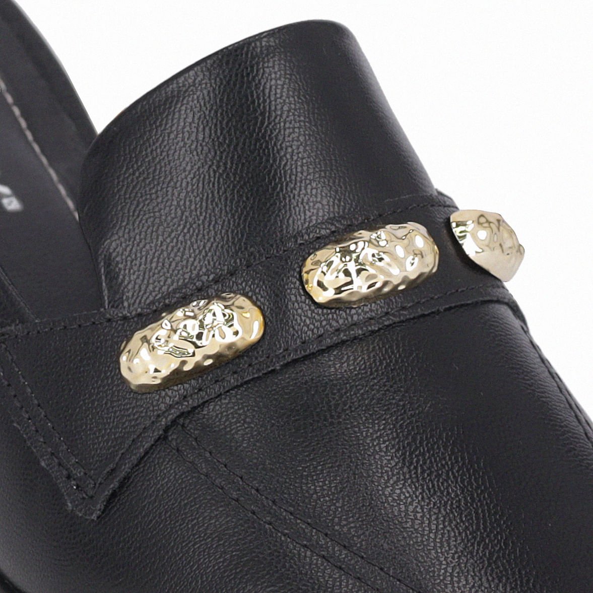 Mule Giovanna Salto Baixo Preto Preto 3